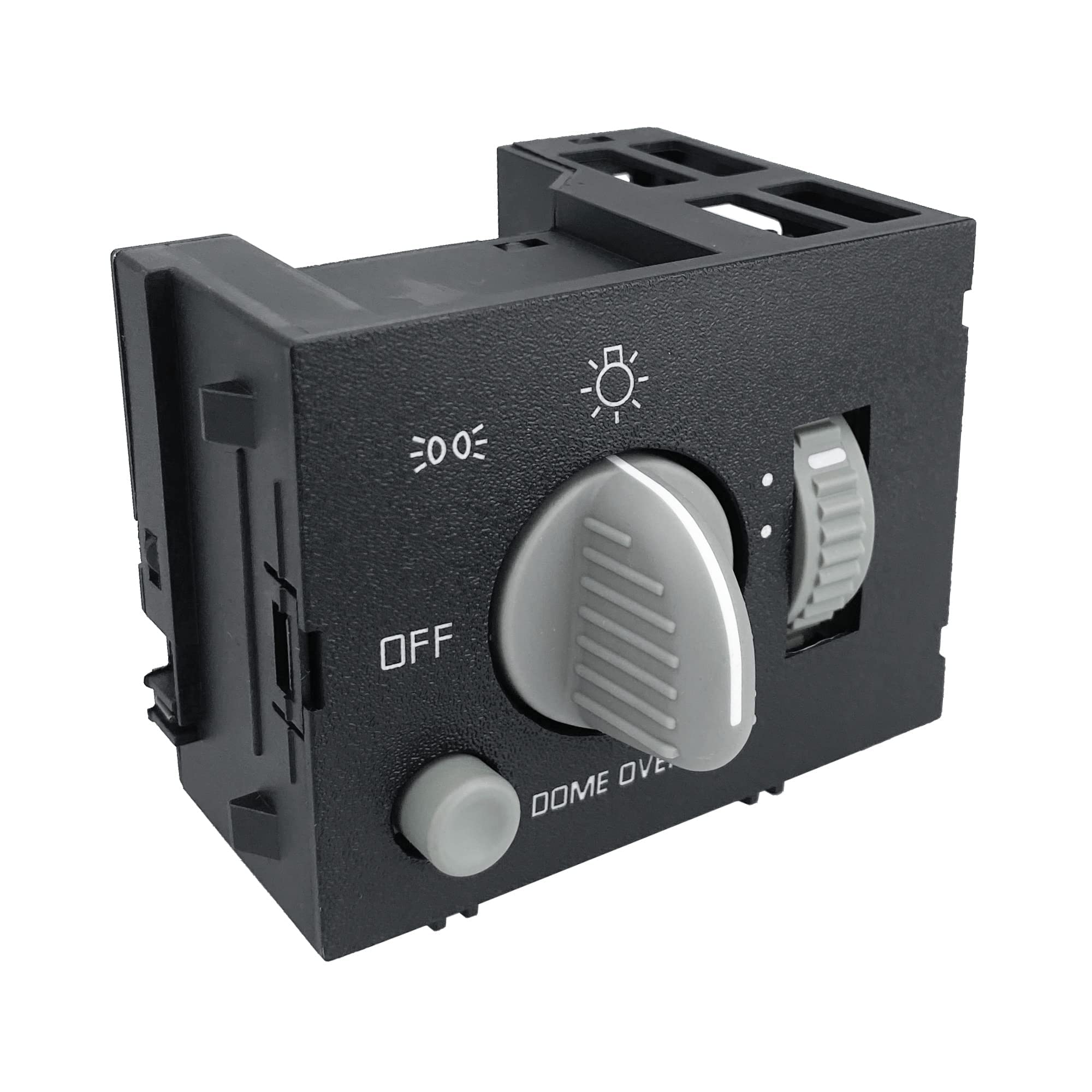 Headlight Switch Compatible With 95-98 Chevy Gmc Vehicles C1500 C2500 C3500 K1500 K2500 K3500 Express1500 2500 3500 Headlamp Instrument Panel Dimmer And Dome Lamp Switch Replaces 93443101 D1523H