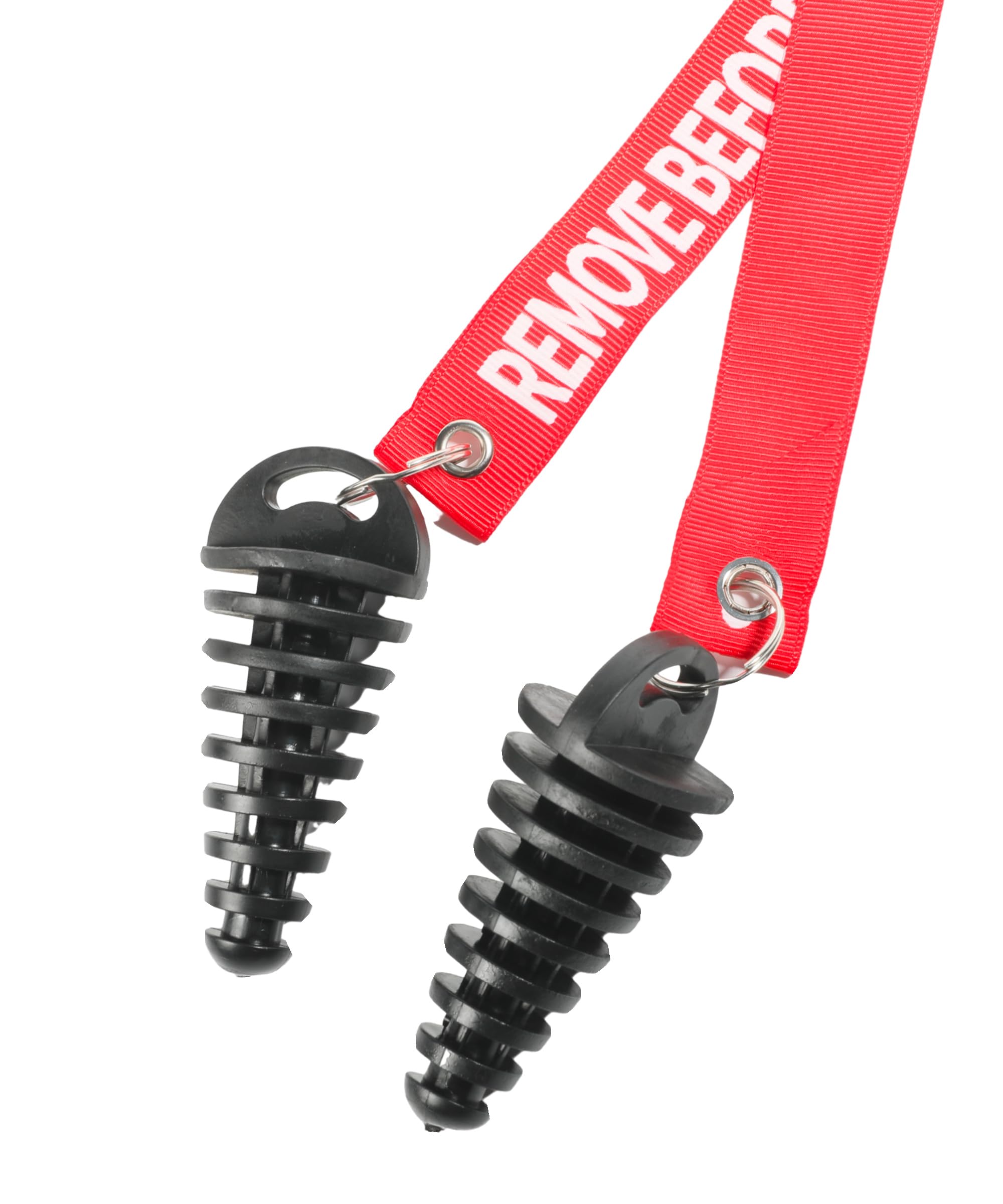 Racoona 2Pcs Muffler Exhaust Wash Plug,Dirt Bike Accessories Muffler Exhaust Tail Pipe Plug,0.6'-1.5'/1.1'-1.8' Wash Plug,Fit For Most Motorcycle Bike 2 Stroke Rubber Exhaust Silencer (0.6'-1.5')