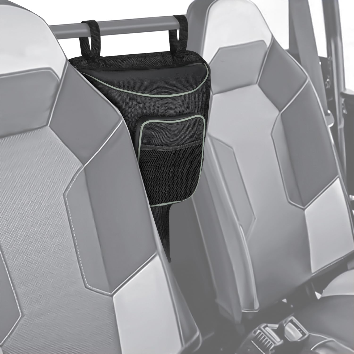 Frokom Rzr Storage Bag,1680D Utv Center Bag With Multiple Pockets, Utv Cab Pack Center Seat Bag Fit For Polaris Rzr Xp 1000 Turbo S 900 570 800 2014 2015 2016 2017 2018 2019 2020 2021 2022 2023