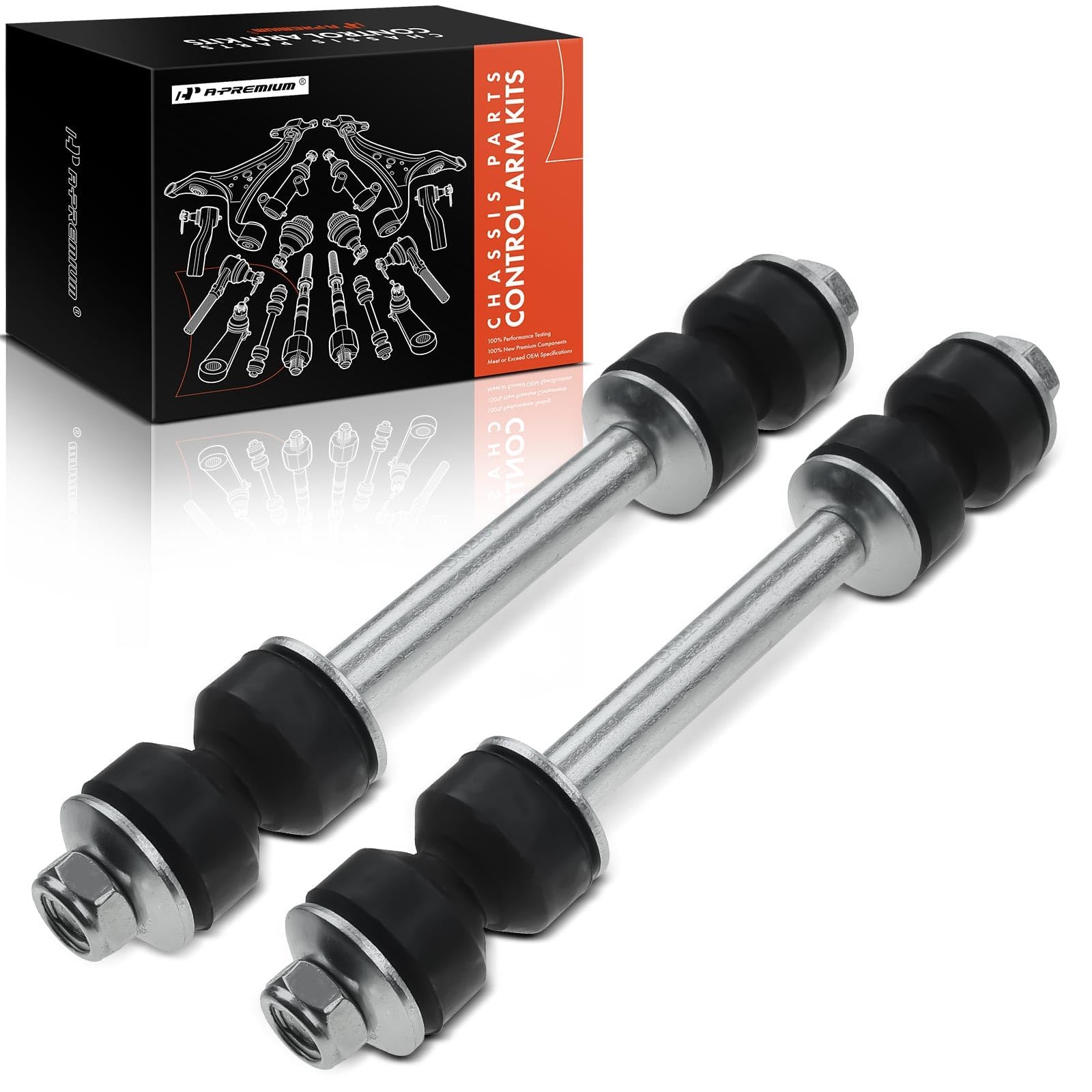 A-Premium 2Pcs Front Sway Bar Links Stabilizer Bar Links, Compatible With Ford F-150 97-03, F-150 Heritage 04, F-250 97-99, Expedition 97-02, Lincoln Navigator 98-02, Blackwood 02