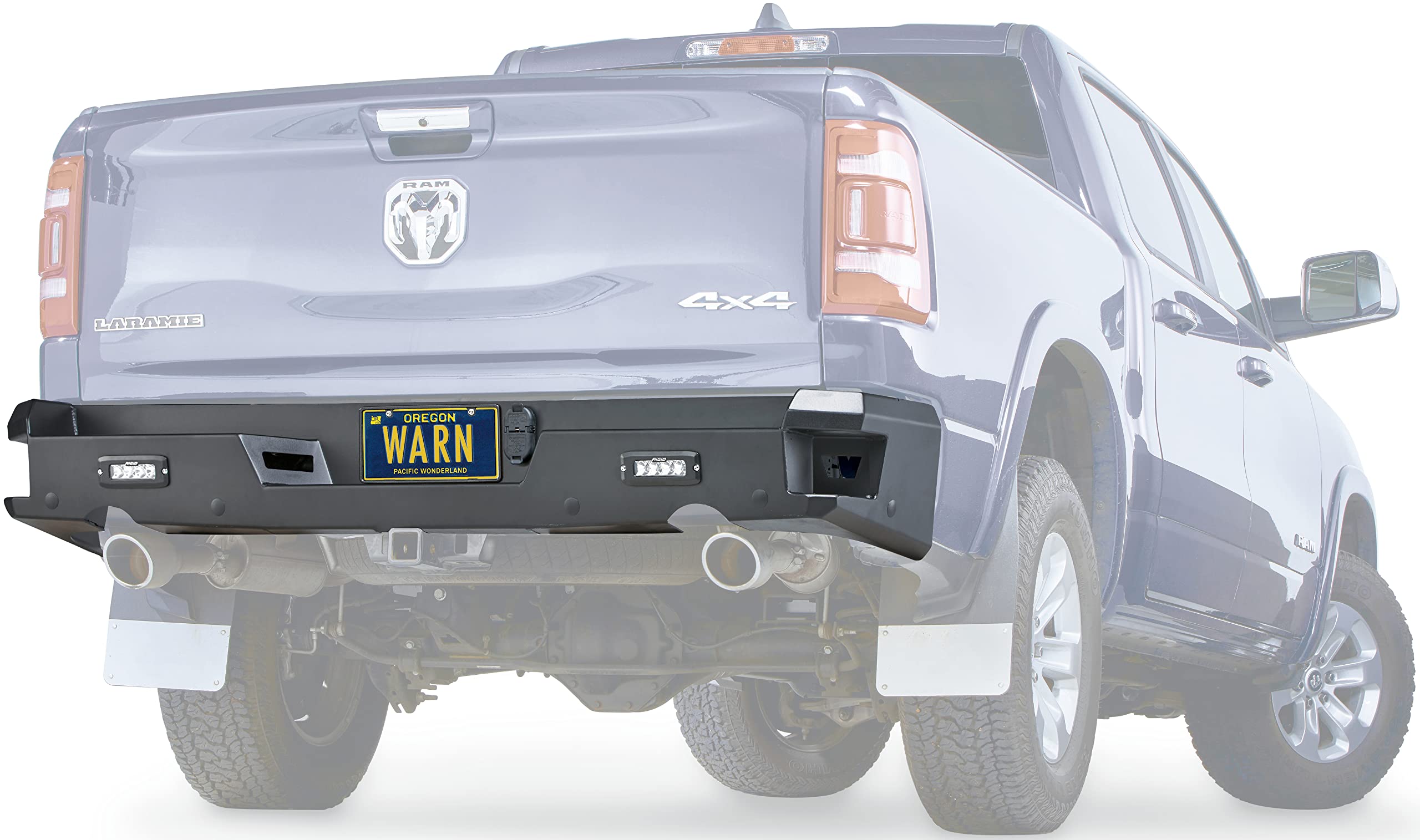Warn 104823 Ascent Rear Bumper, Fits: Dodge Ram 1500 Trucks (2019-2021)