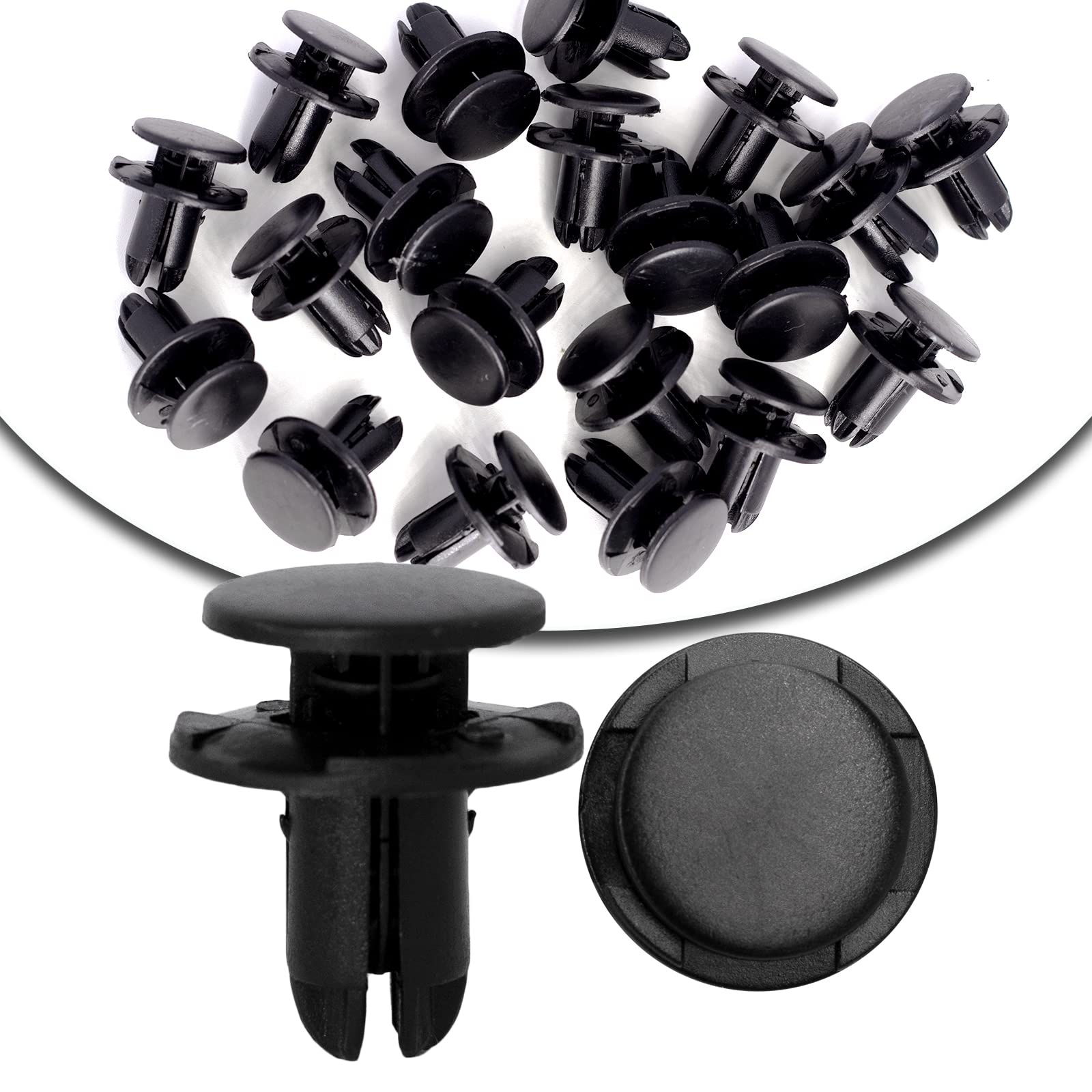 Gistilli 20Pcs Bumper Engine Under Cover Fender Liner Fastener Push-Type Retainer Clip Compatible With Hyundai Kia Equus Genesis 86595-2T500 1420608250B