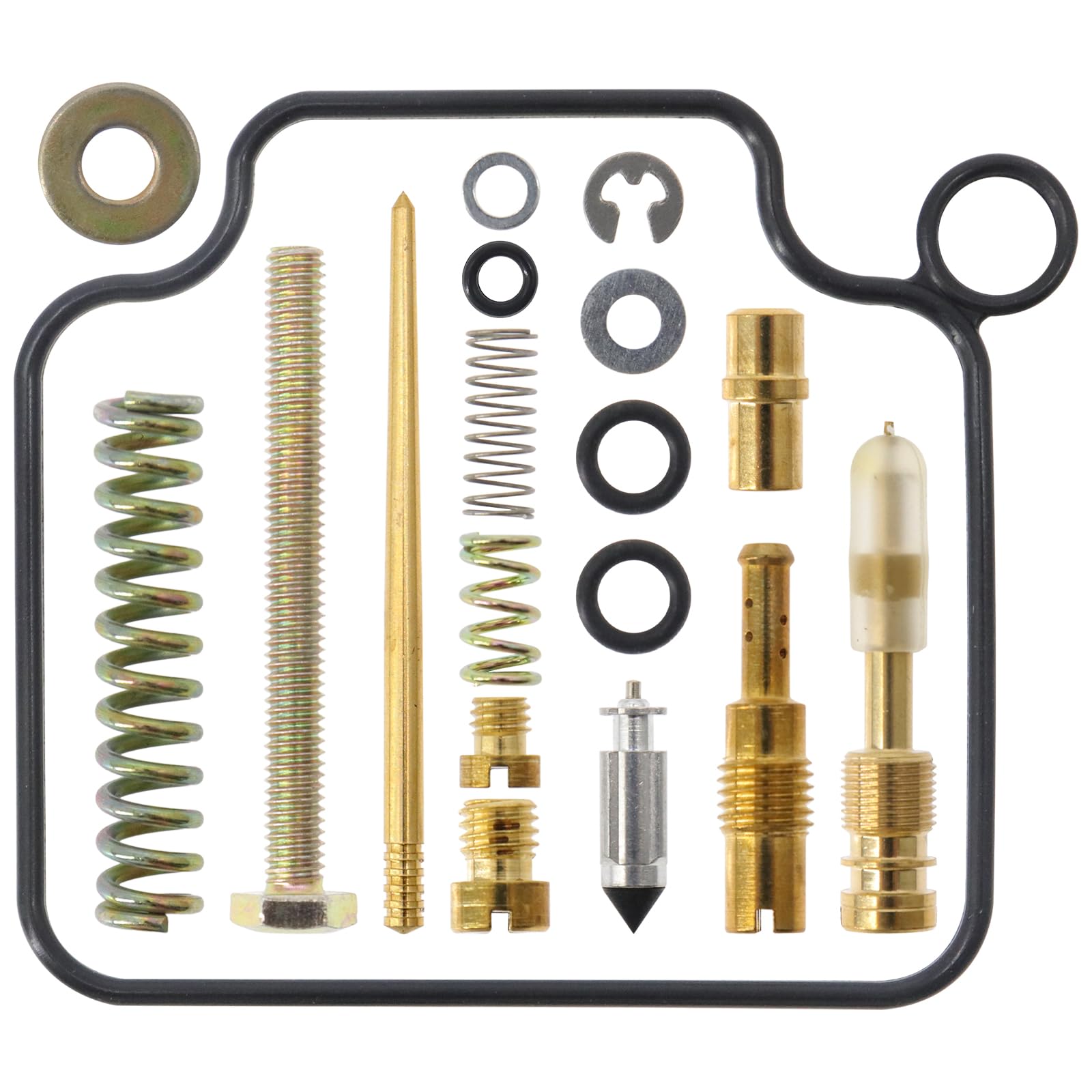Carbman Rebuild Kit Carb Repair For Honda Trx 300 Trx300 Fourtrax 1993-2000 (1993 1994 1995 1996 1997 1998 1999 2000) Carburetor
