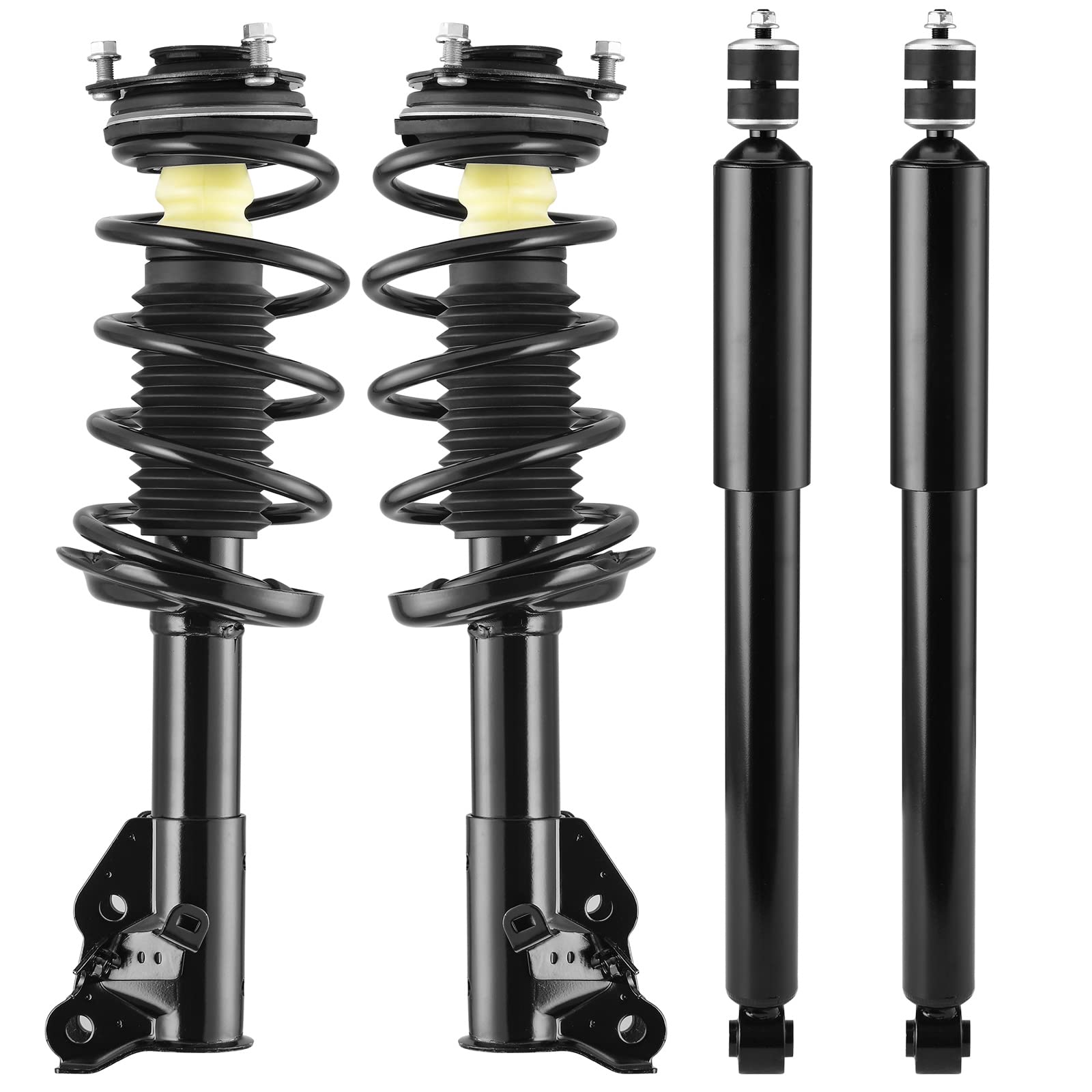 Autosaver88 Front & Rear Pair Complete Quick Struts Shocks Compatible With 2006-2010 Acura Csx, 2006-2011 Civic