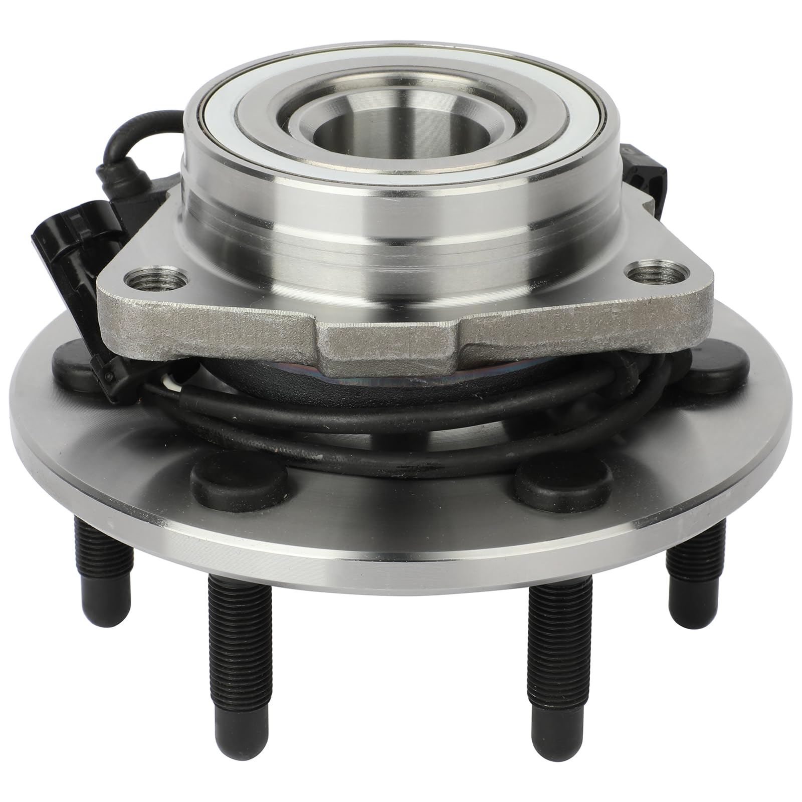 Eccpp Wheel Hub And Bearing Assembly Front 515036 Fit For Chevrolet Silverado 1500 Gmc Sierra 1500 Cadillac Escalade Chevrolet Tahoe 1999-2007 4Wd 4X4 Only 6 Lugs Wheel Hub With Abs 3 Bolt Flange