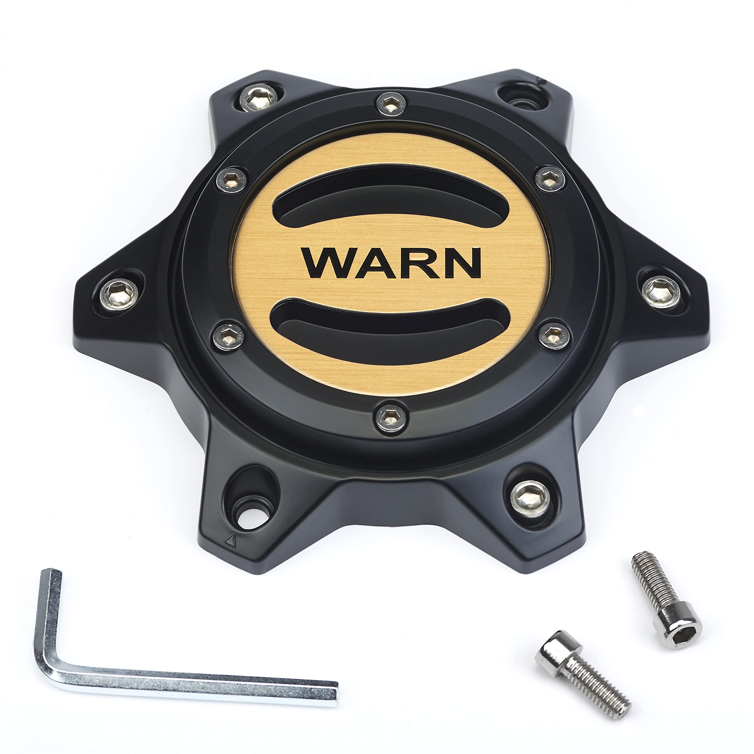 Warn Industries 104481 Replacement Center Cap Black/Gld