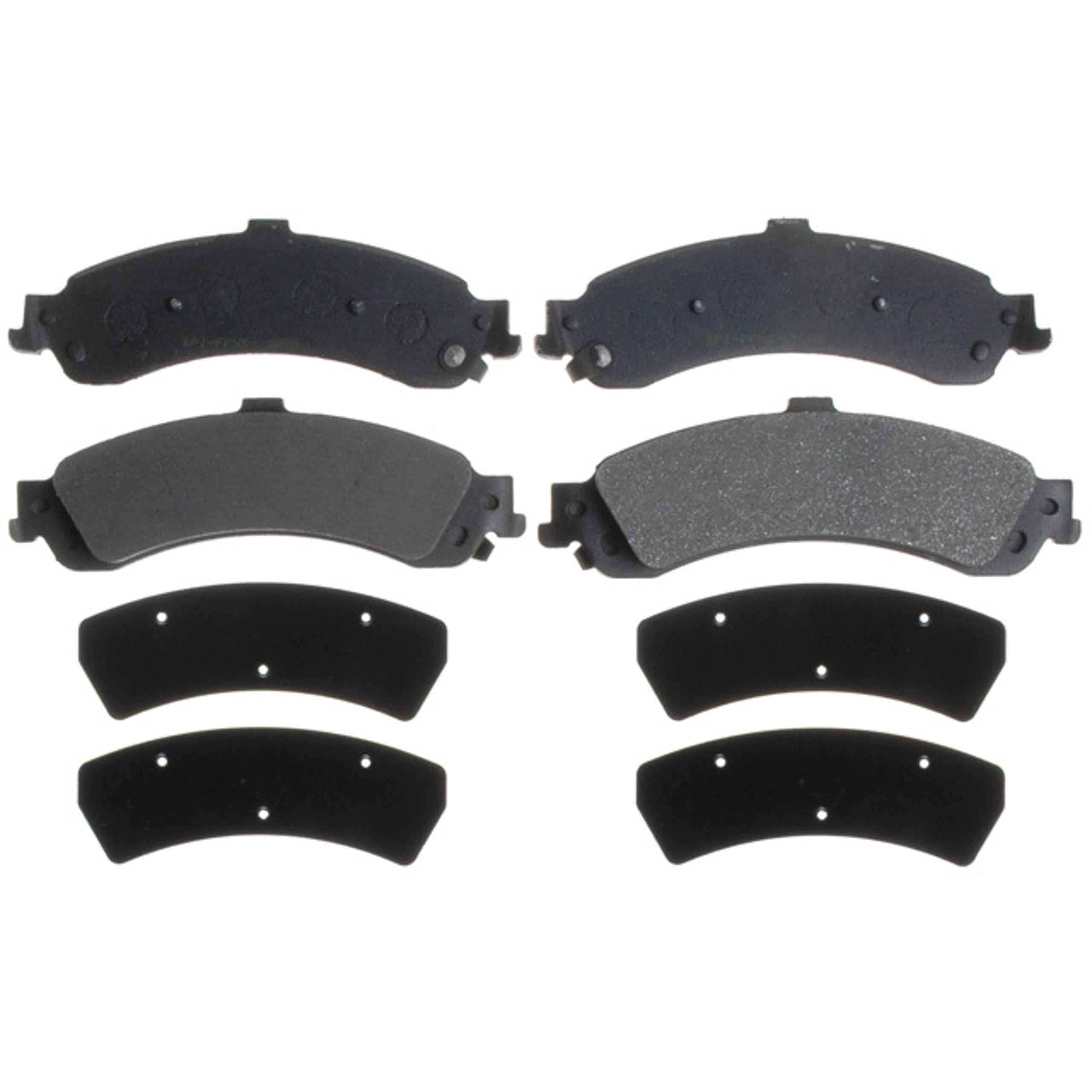 Acdelco Silver 14D834M Semi-Metallic Rear Disc Brake Pad Set With Wear Sensor