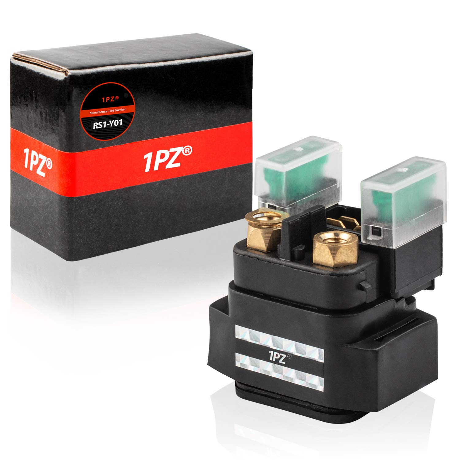 1Pz Rs1-Y01 Starter Solenoid Relay Replacement For Yamaha Grizzly 350 400 450 660 2002-2014 Kodiak Big Bear 400 2000-2012 4Sv-81940-12-00
