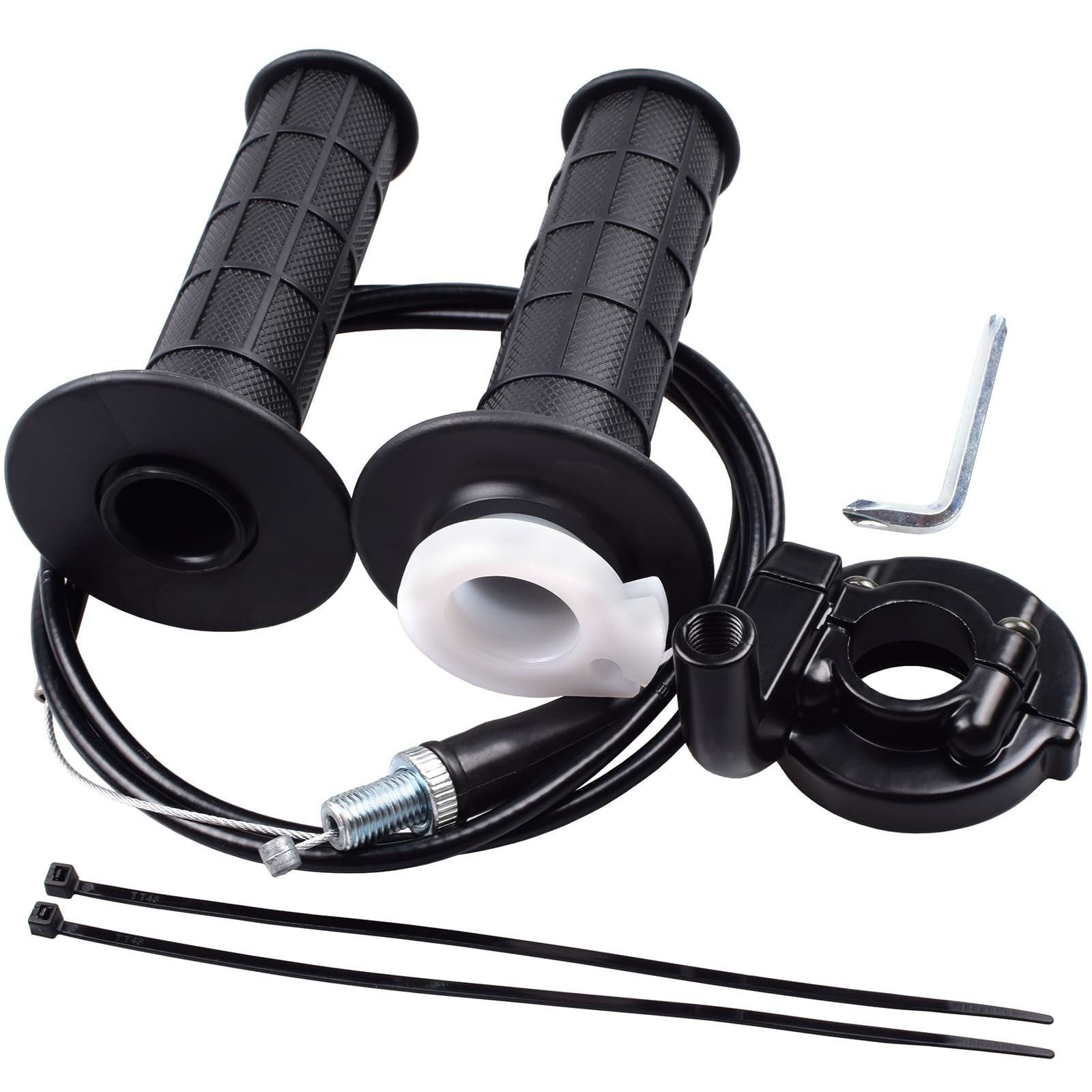 Heymaillc 7/8' 22Mm Twist Throttle Accelerator And 51' Throttle Cable For 50Cc 70Cc 110Cc 125Cc 150Cc 250Cc Dirt Bike Quad Atv Pit Mini Bike Parts