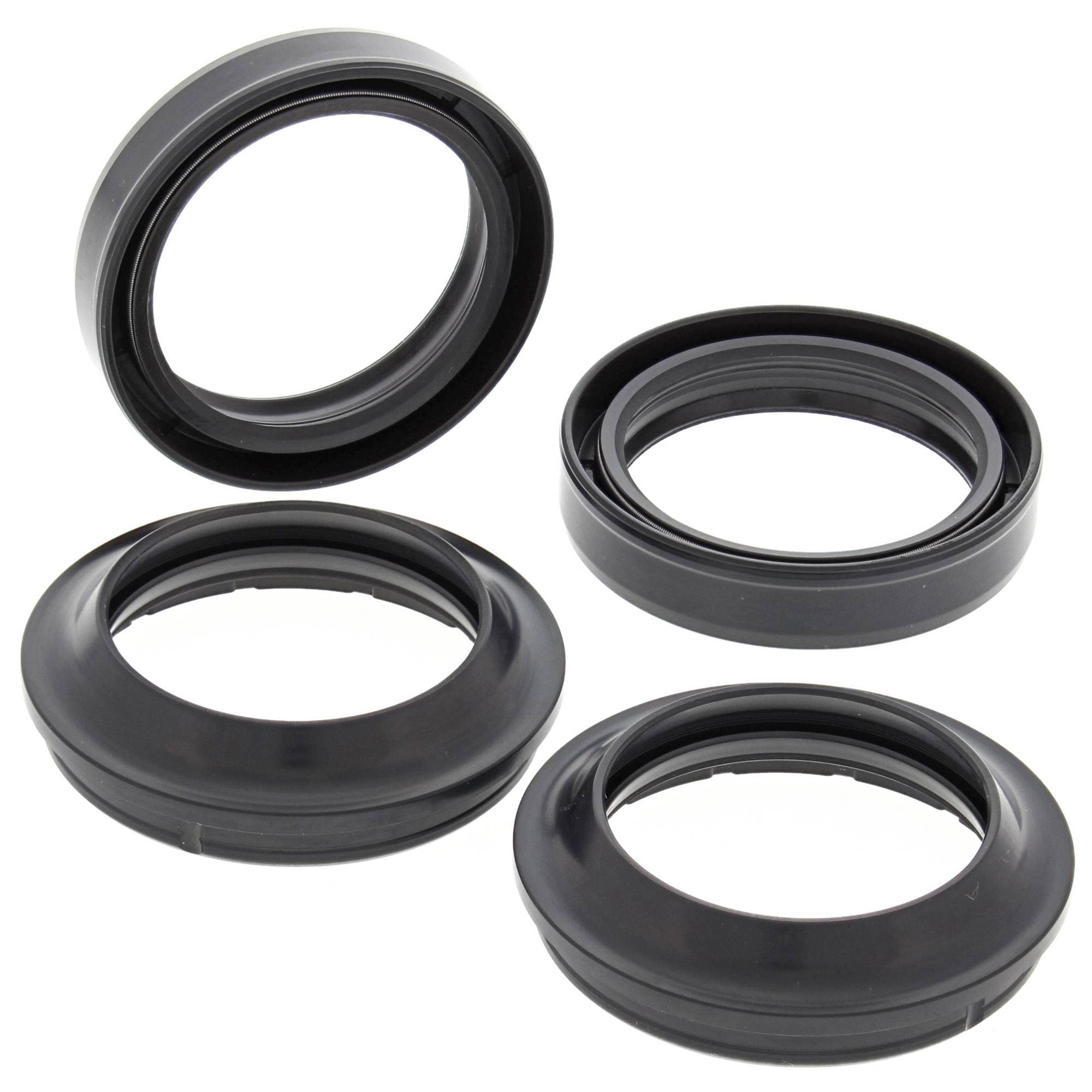 All Balls Racing 56-156 Fork Seal & Dust Seal Kit Compatible With/Replacement For Yamaha Fz6R 2009-2015, Fzr1000 1994-1995