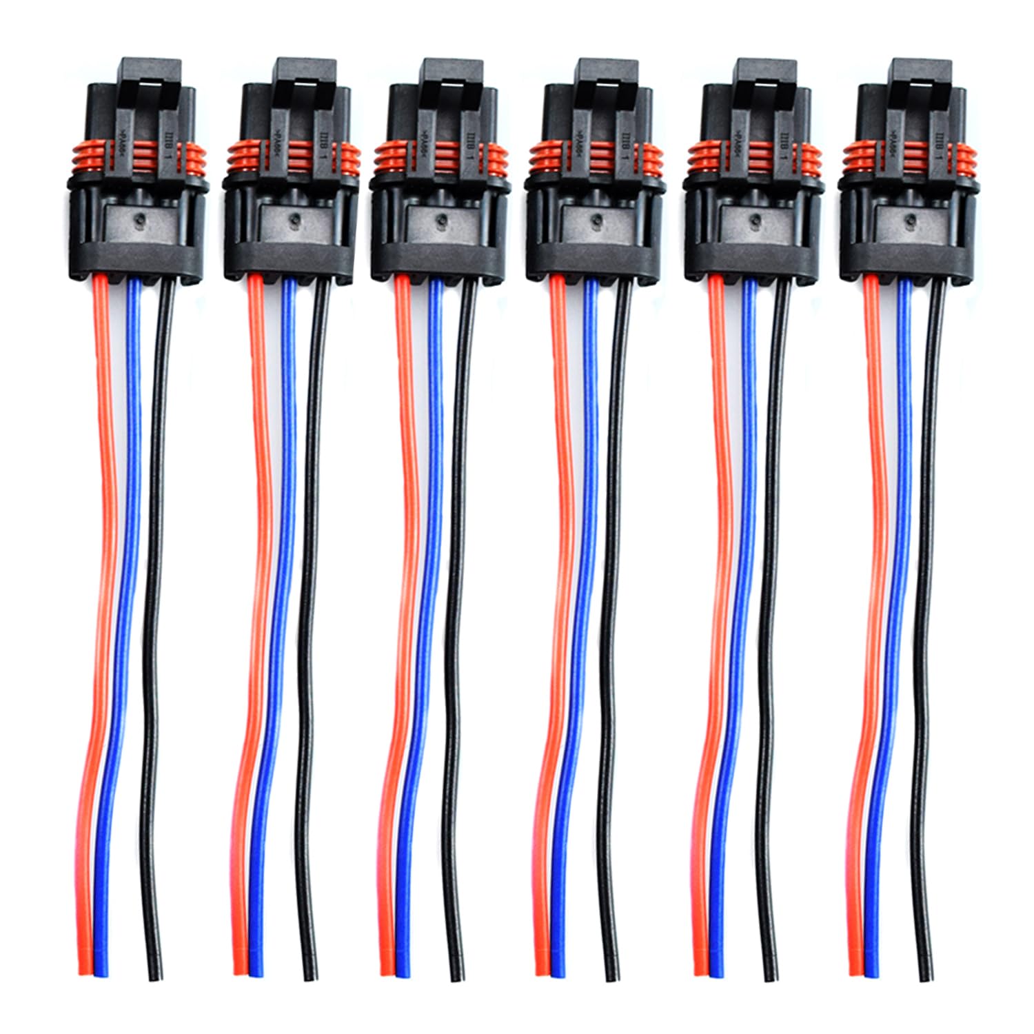 Afeisol Bus Bar Pulse Power Plugs Pigtail Replacement For Polaris Plug 2018 2019 2020 2021 2022 2023 2024 Ranger Xp 1000 / Rzr/Pro Rs1 General Bus Bar Harness Pigtail Connectors (Blue, 6)