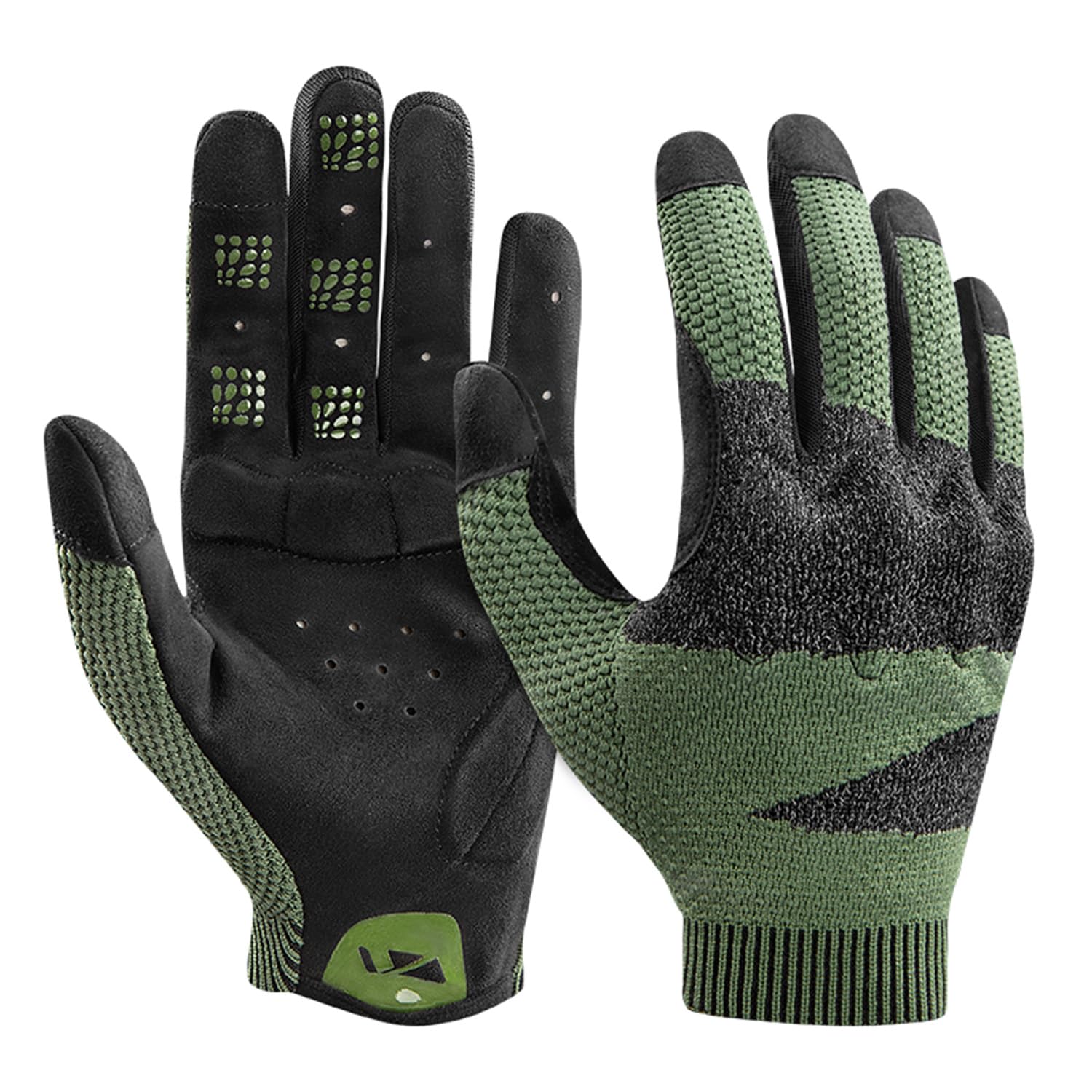 Vxw Motorcycle Gloves For Men Full Finger Touchscreen Motorbike Gloves High Protection Motorcycle Gear For Bmx Atv Road Racing(X-Large)