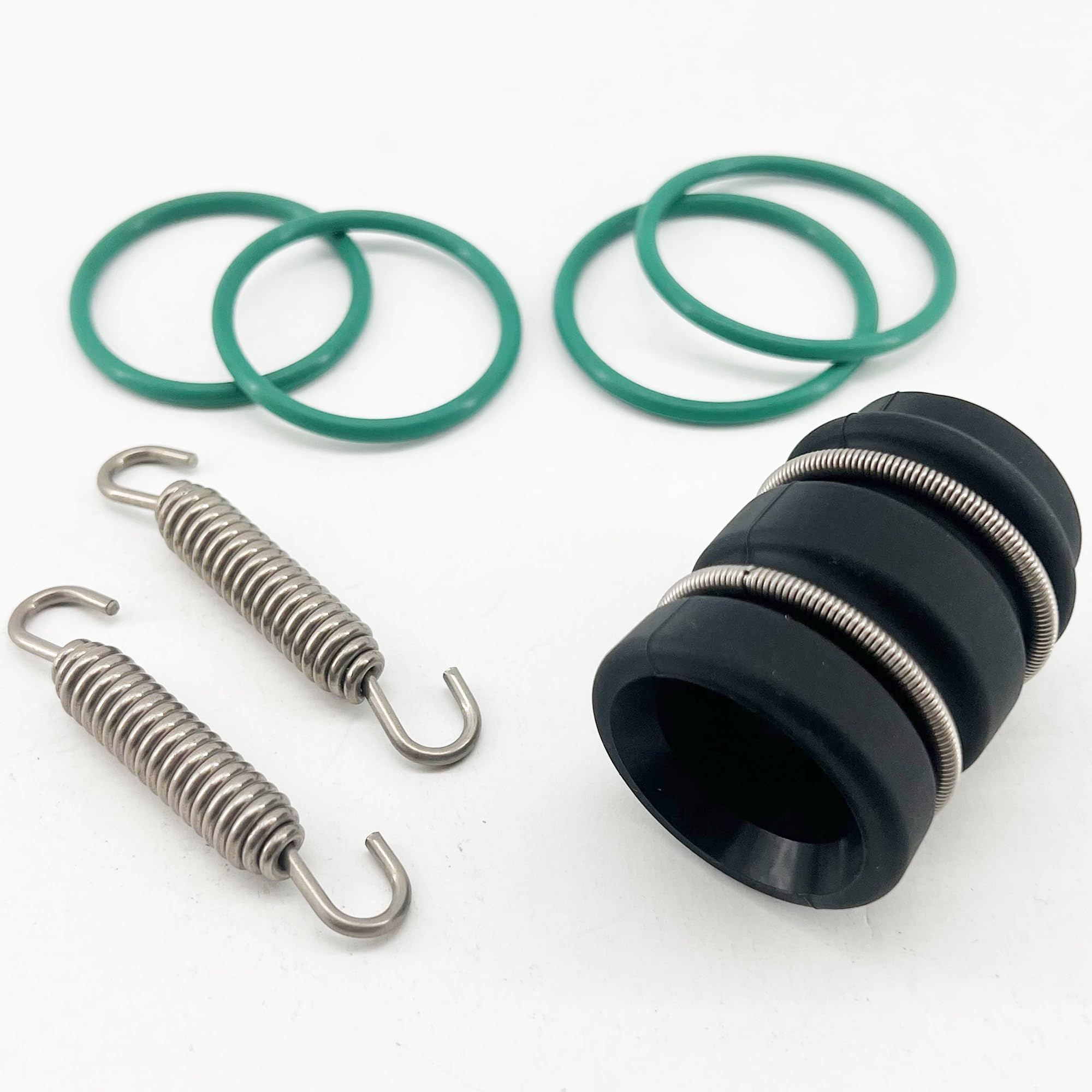 21/23Mm Expansion Chamber To Silencer Coupler Seal And Spring Kit Euro 2-Stroke Ktm Sx, Husqvarna Tc, & Gasgas Mc 65 85 105 Cc Models Using Oem 54605057000