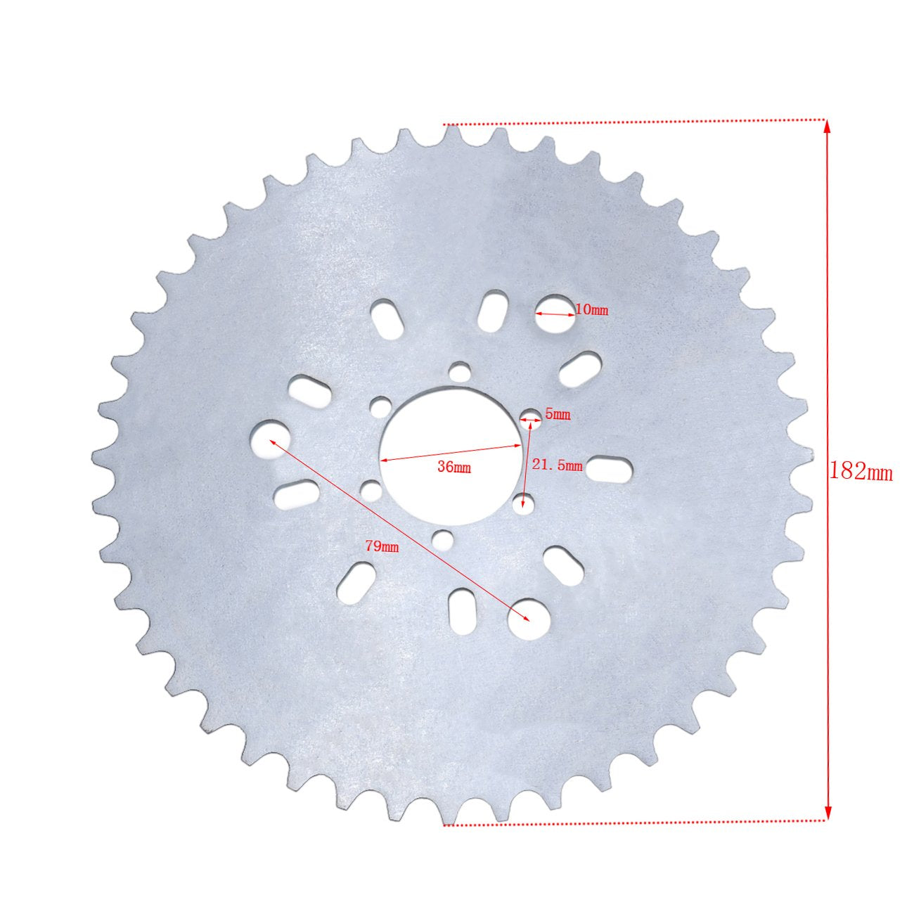Sthus 44T Wheel Sprocket Fit 415 Chain 49Cc 50Cc 60Cc 66Cc 80Cc 2 Stroke Engine Motorized Bike