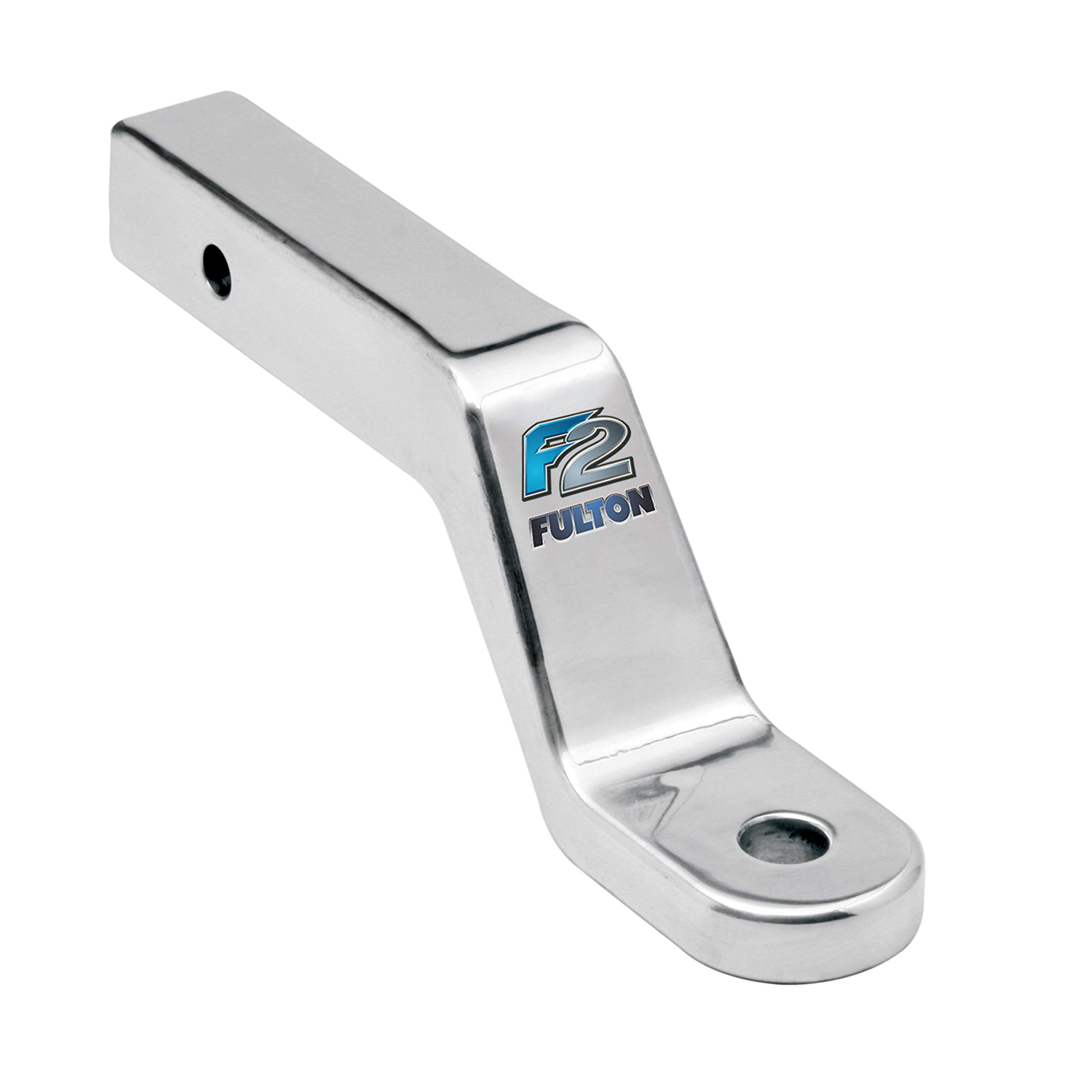 Trailer Hitch Ball Mount, 8,000 Lbs. Capacity, Fits 2 In. Receiver, 4 In. Drop, Aluminum