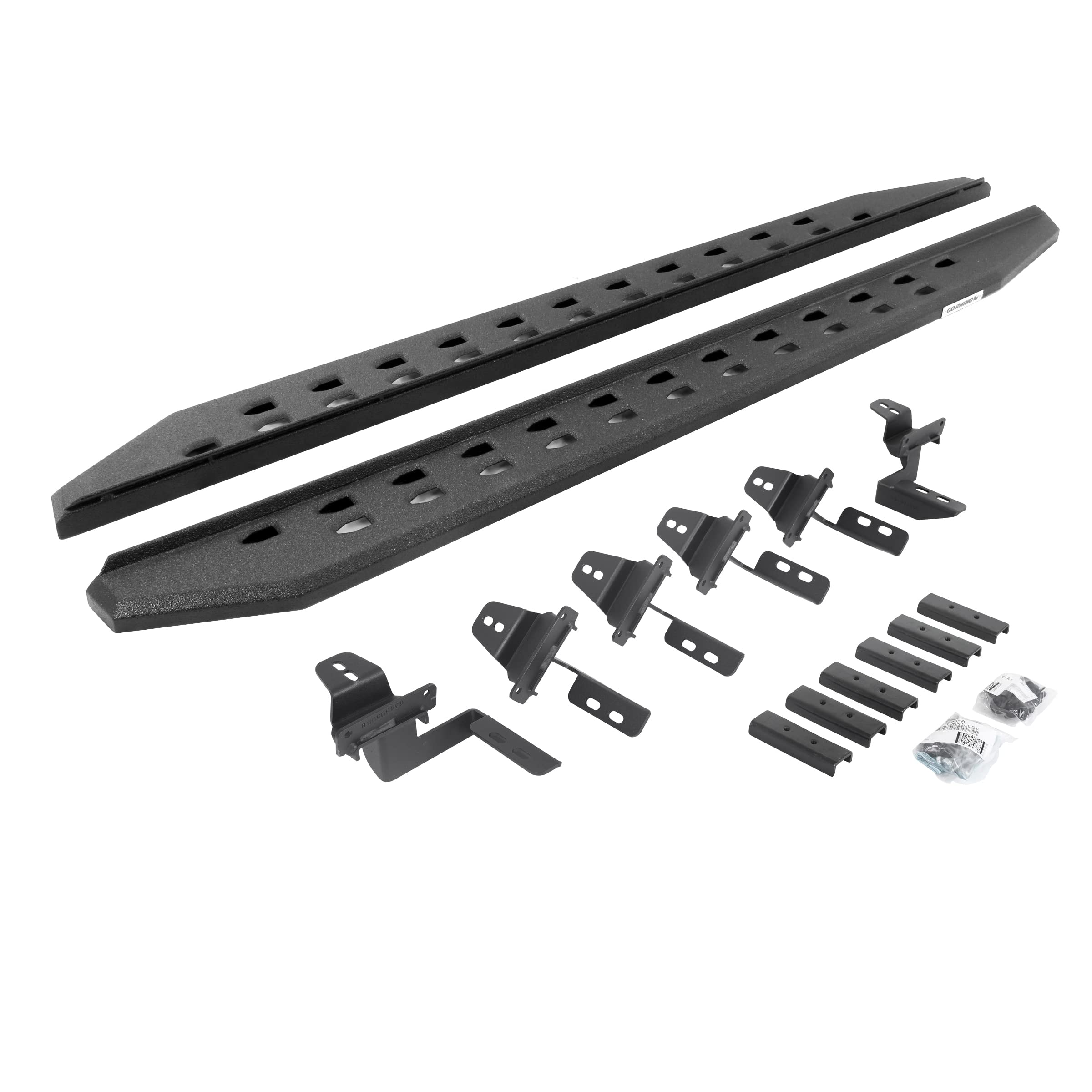 Go Rhino 69450568St Rb20 Slim Line Running Boards With Mounting Bracket Kit For Jeep 18 Wrangler Jk, Jeep 07-17 Wrangler (Sport Utility)