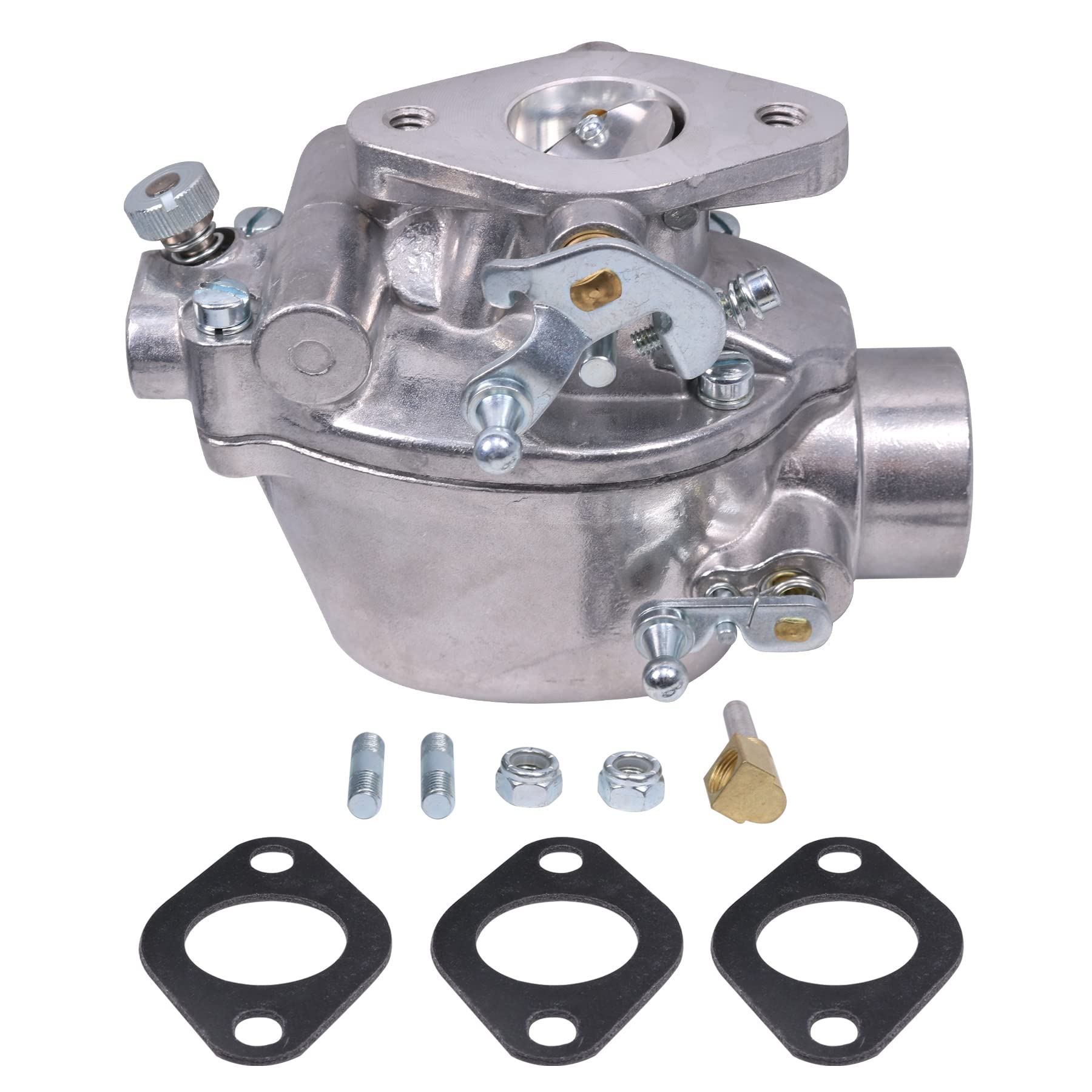 Jdmspeed New Heavy Duty 8N9510C-Hd Marvel Schebler Carburetor With Gasket And Bolts Replacement For Ford Tractor 2N 8N 9N 1939-1952 Tsx33 Tsx241A Tsx241B Tsx241C Replaces B3Nn9510A 8N9510C 9N9510A