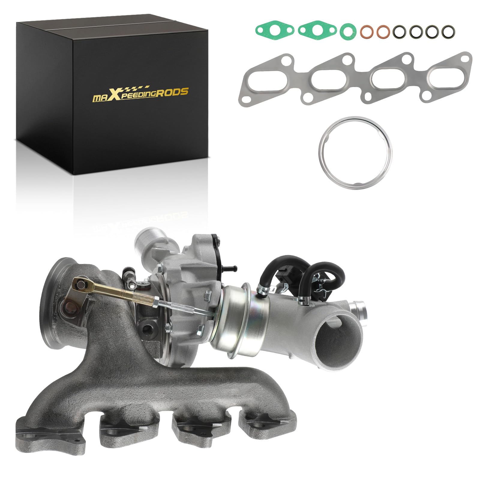 maXpeedingrods Turbocharger with Gasket Kit for Chevy Cruze 2011-2016, Sonic 2012-2020, Trax 2010-2019, Buick Encore