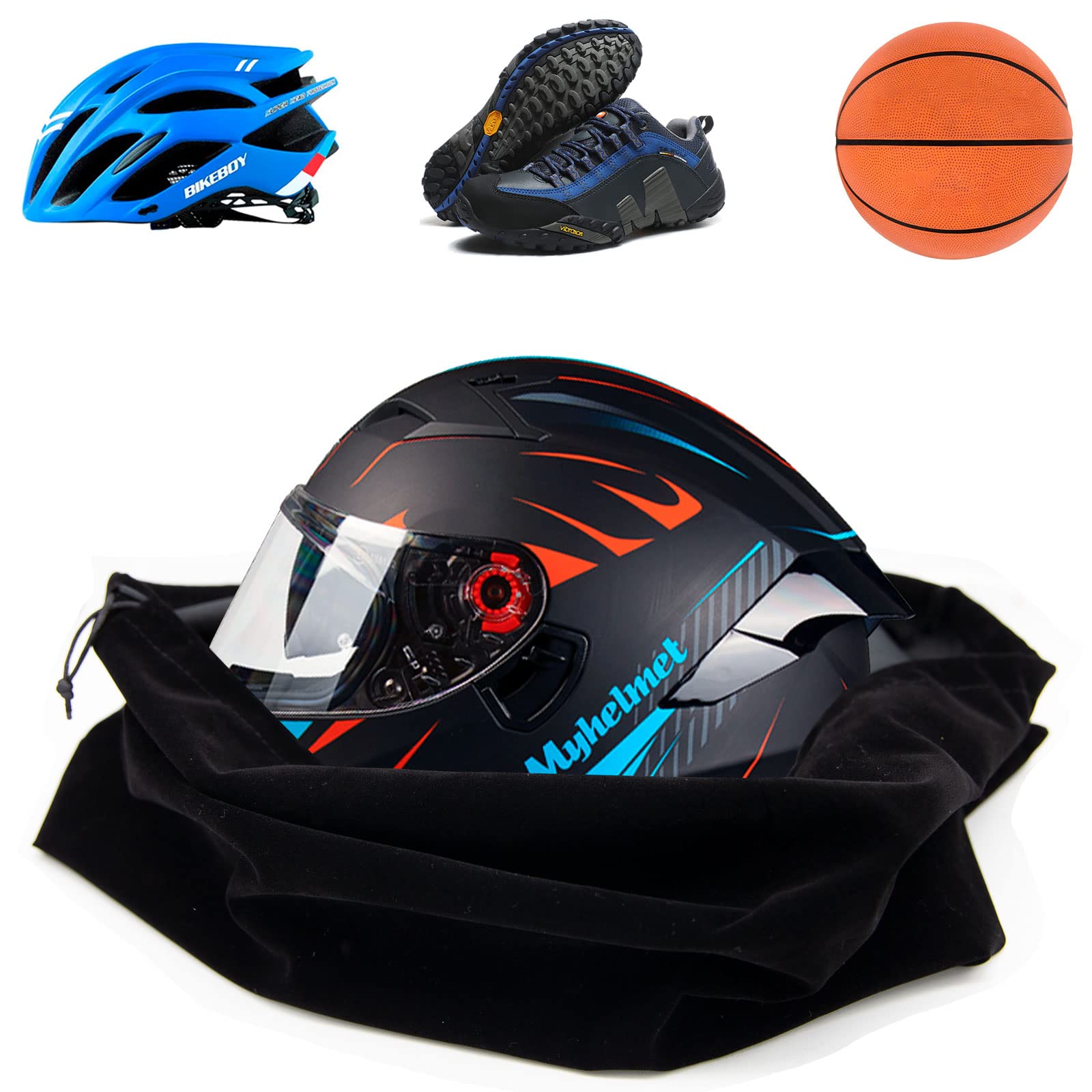 Motorcycle Helmet Bag Helmet Bag Welding Mask Hood Storage Large Storage Bag Velvet Cloth Packing Bag Black Velvet Pouch Bags With Drawstring For Riding Bicycle Sports Universal Tool Motorcycle