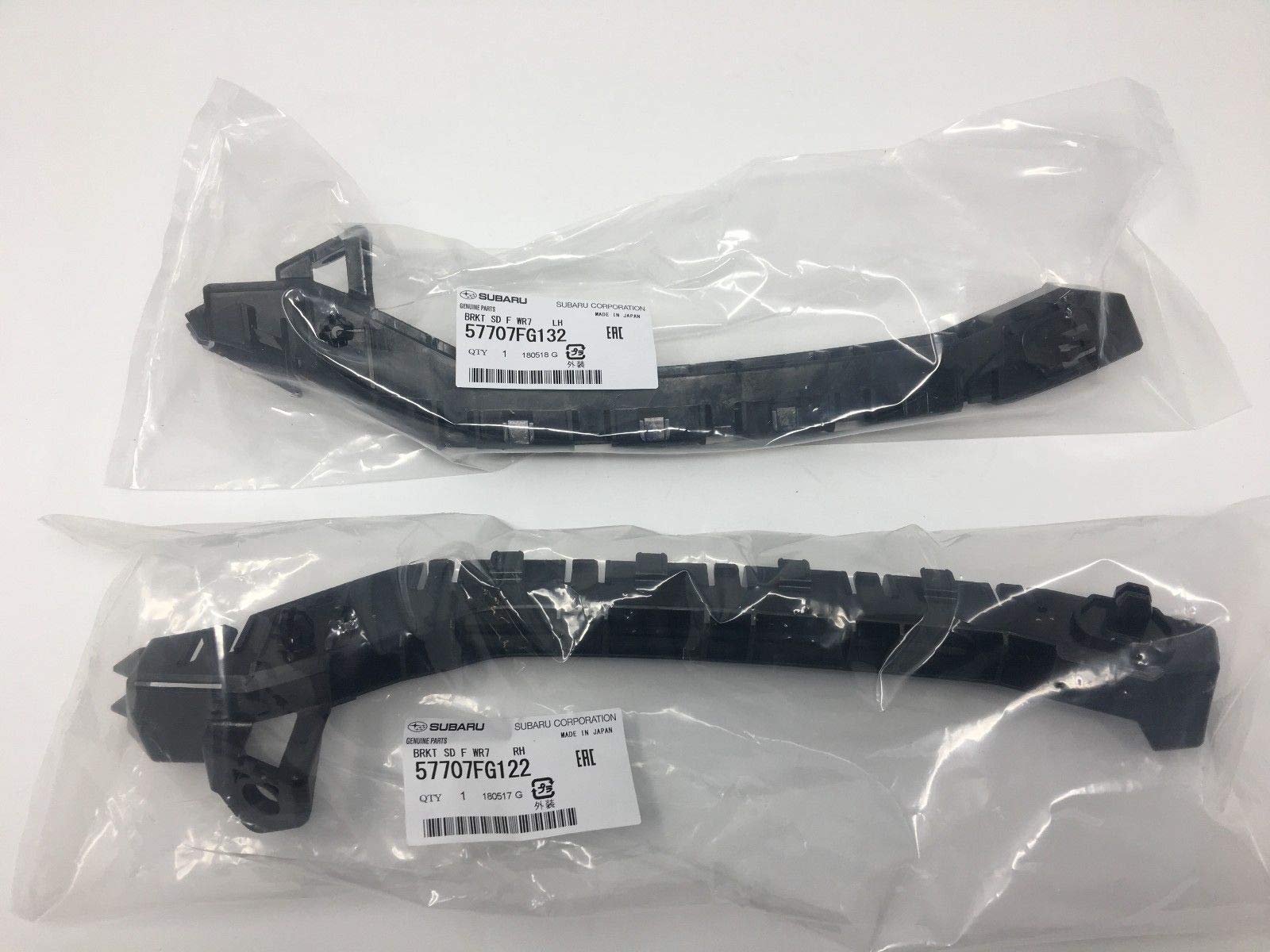 Subaru 2008 To 2014 Subaru Impreza Wrx Sti Front Left & Right Side Bumper Bracket Set New