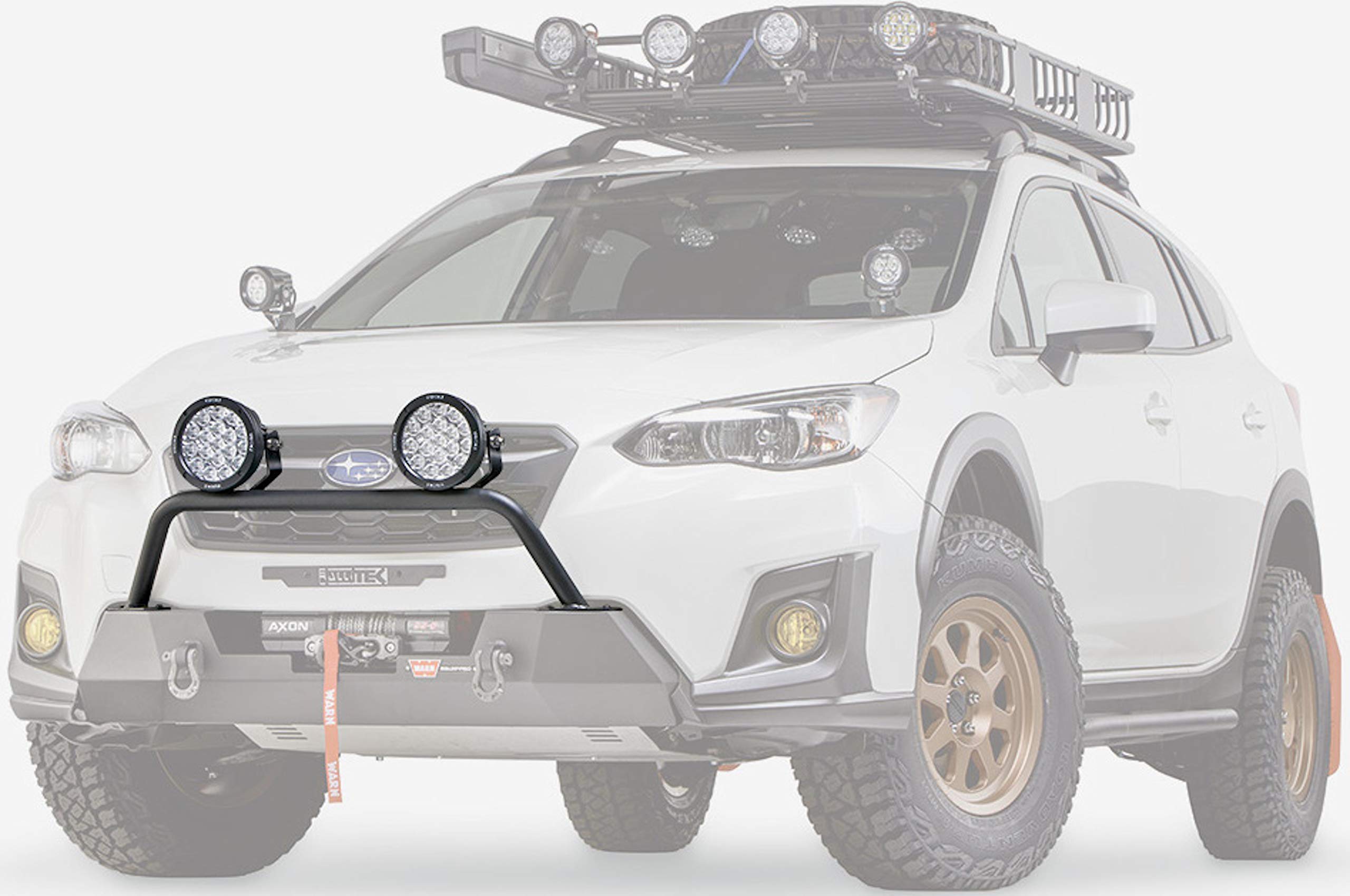 Warn 106236 Bolt-On Grille Guard Tube Kit, Fits: Subaru Crosstrek (2018-Current)