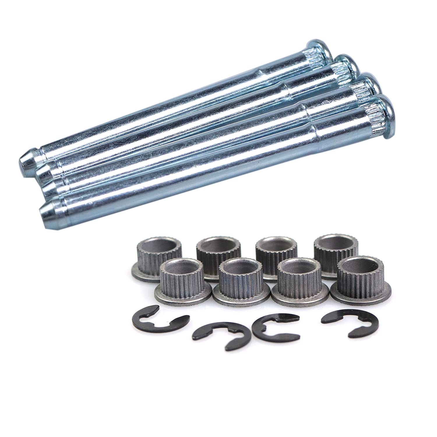 Door Hinge Pin And Bushing Repair Kits Compatible With 1988-2002 Chevy Gmc C1500 C2500 K1500 K2500 K3500 Suburban Tahoe Jimmy Yukon (4 Pins 2 Door) 15685040 15562609