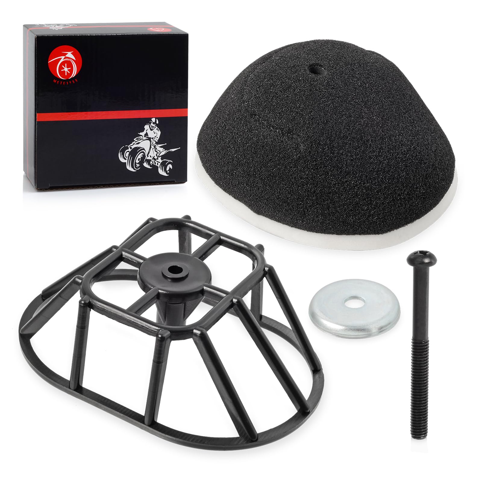 Air Filter Kit Cage Holder Intake Basket For Yamaha Blaster 200 Grizzly 125 Breeze 125 Yfa1 Raptor 125 250 2Xj-14458-00-00