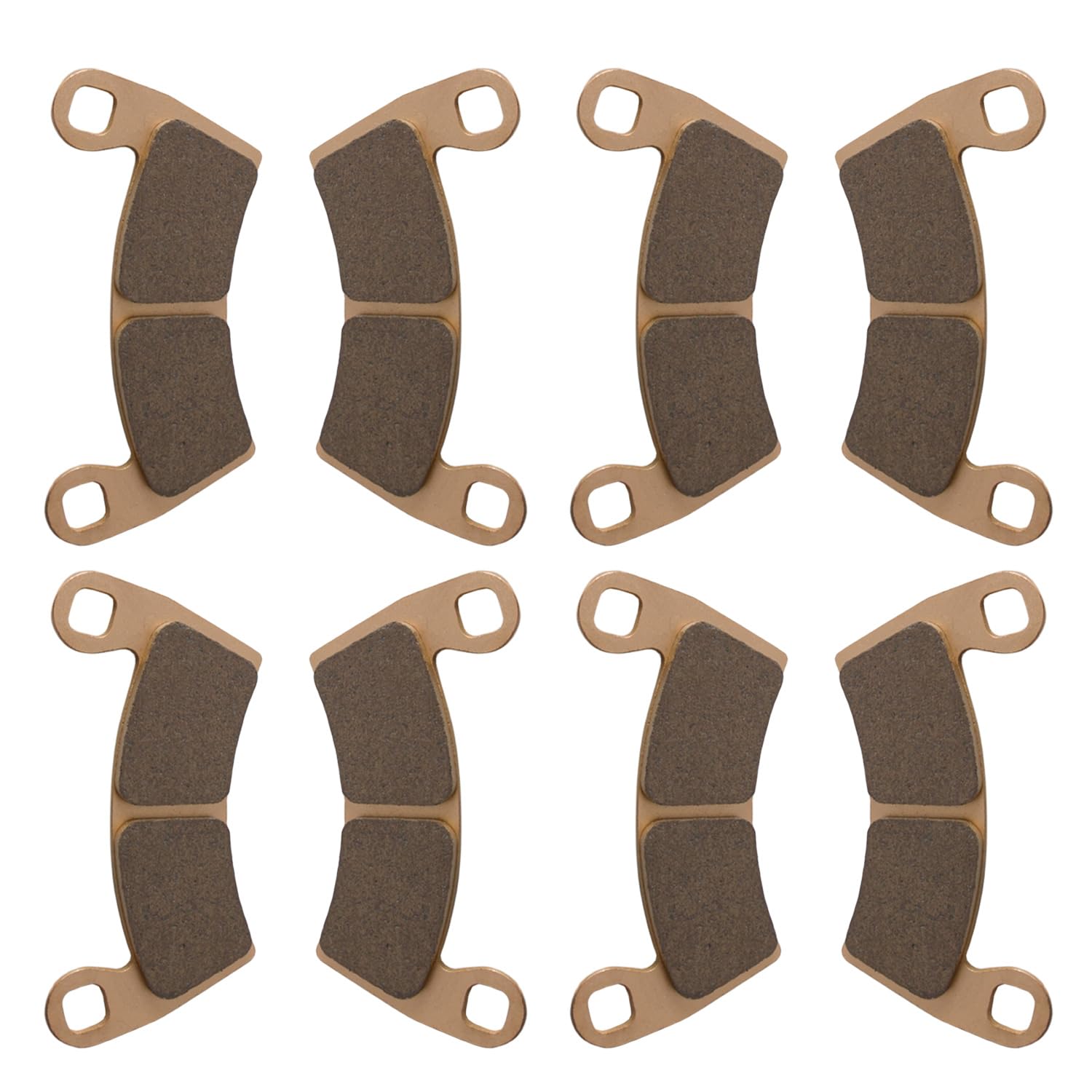 Ransoto Rzr 1000 Brake Pads Compatible With Rzr Xp 1000 Eps, Rzr Xp 4 1000 2014 2015 2016 2017 2018 2019 2020 2021 2022, Including 4 Sets Sintered Metal Front And Rear Brake Pad