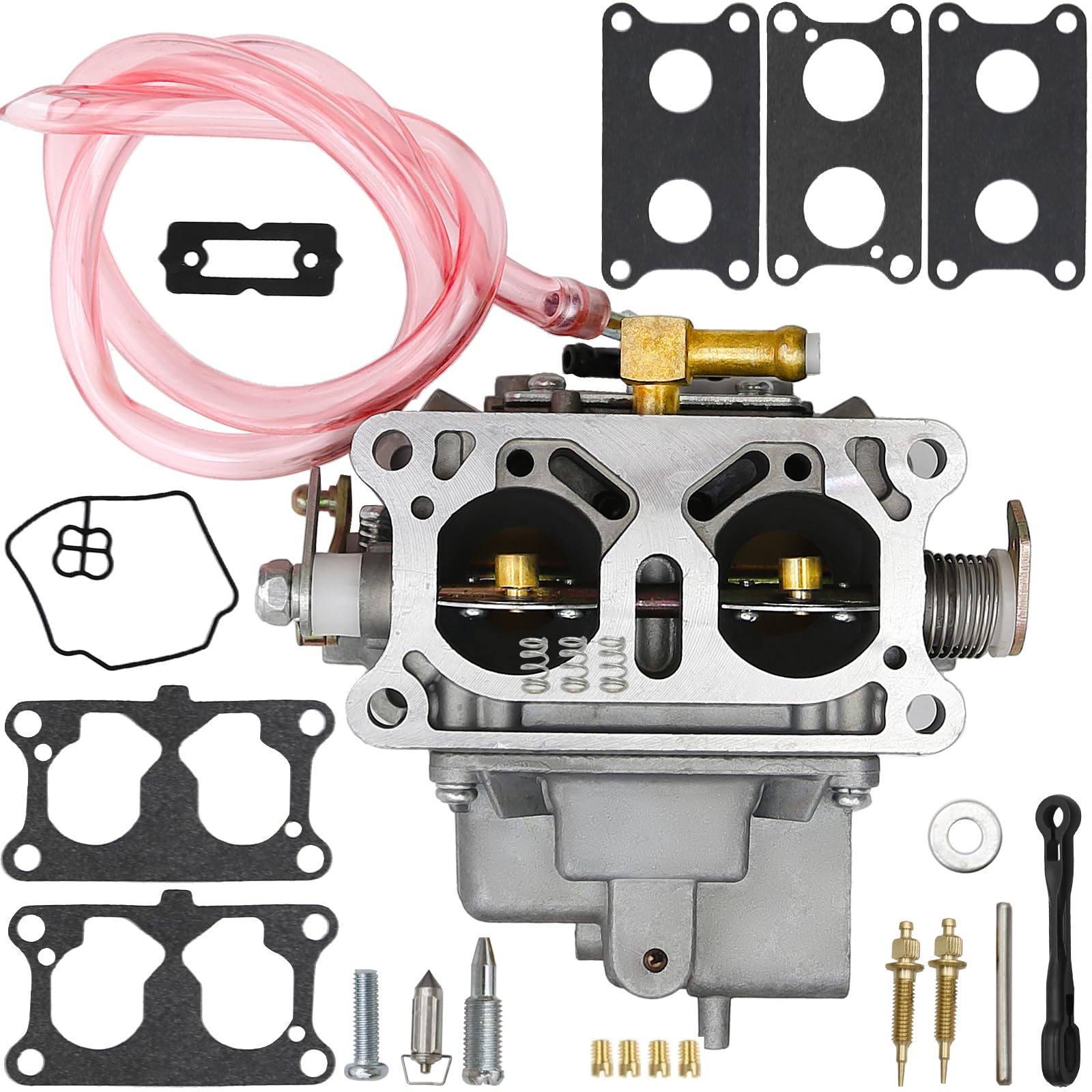 Syowada 15003-2766 Carburetor Replacement For Kawasaki Mule 3000 3010 3020 2001-2008, Carb Tune Kit Replacement For 11060-2477 11060-2478 11060-2479 11060-2087 11060-2088 11061-2091