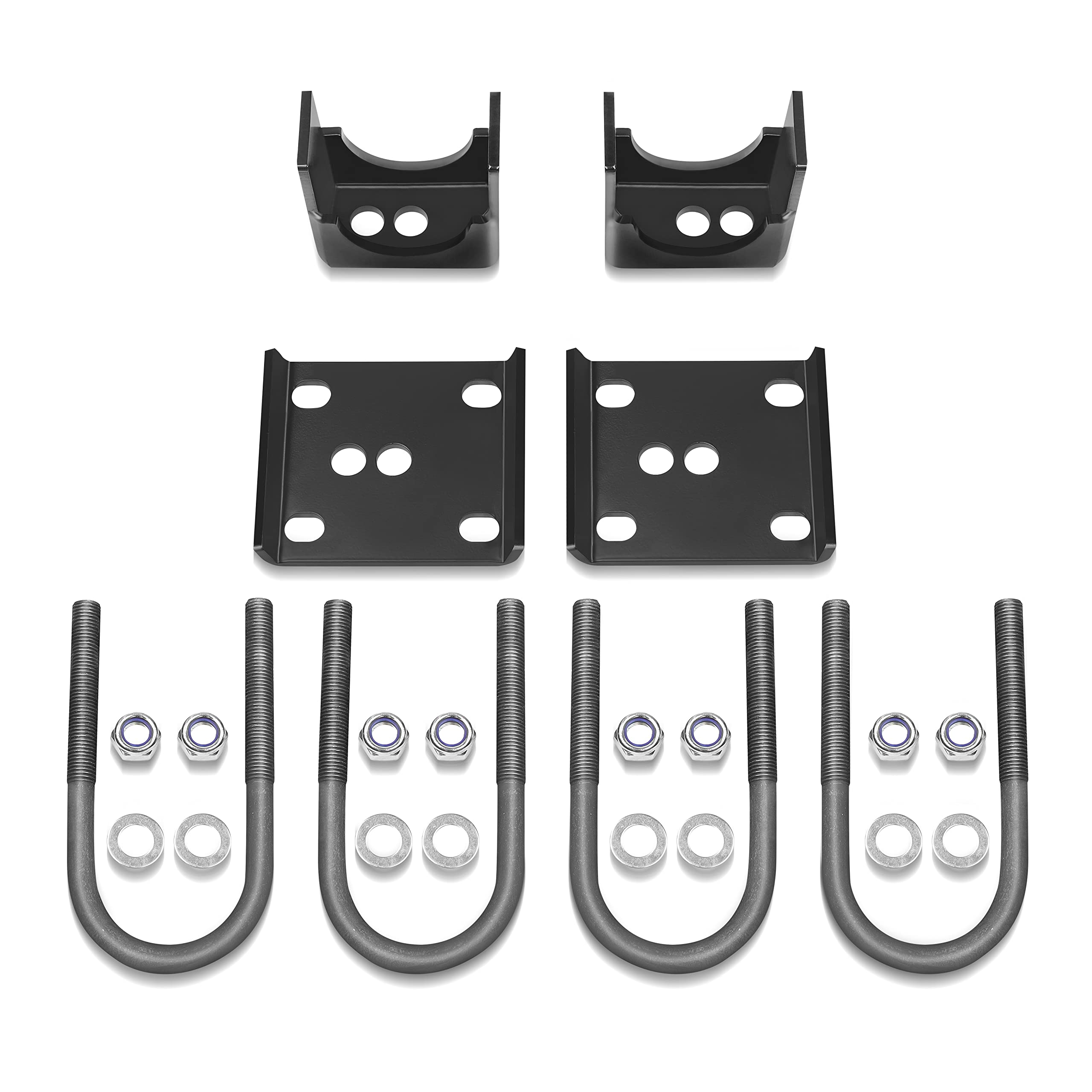 Jy Performance Truck Rear Axle Flip Kit 5' Drop C Notch Kit Shock Compatible With 1973-1987 Chevrolet C10 C15 Gmc 1/2 Ton Truck Rear Lowering Flip Kit 7387Cnf-K