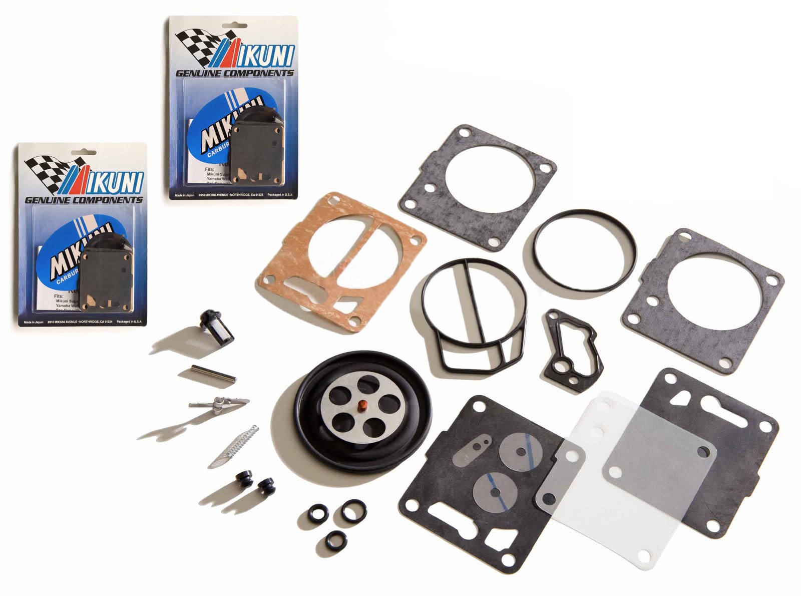 Genuine Mikuni Dual Carb Carburetor Rebuild Kit Sea Doo Sp Spi Spx Xp Gs Hx Gts Gtx Gti 587 650 717 720 787 800