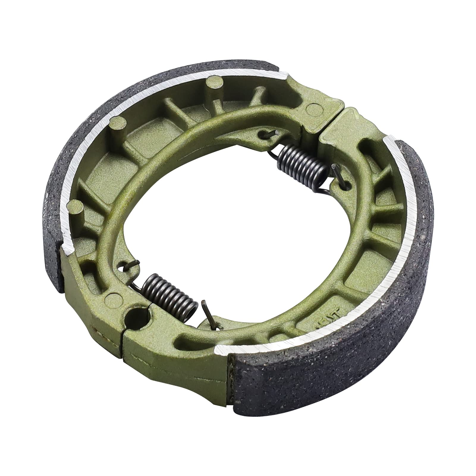 Bt200X Ct200U 105Mm Rnigs Drum Brake Shoes Pads For 6.5Hp 196Cc Baja Mb165 Mb200 Coleman Bt200X Ct200U Ct200U-Ex Massimo Motorsports Mini Bike Crf70 Taotao Gy6 49Cc 50Cc Scooter Moped Atv