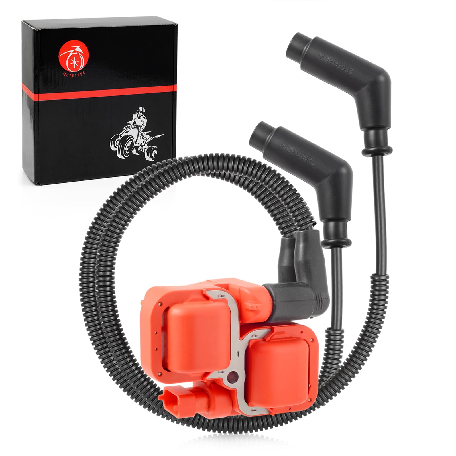 Ignition Coil Pack And Spark Plug Wire Cap For Can Am Commander Maverick Outlander Renegade Max 500 570 650 800 800R 1000 1000R Traxter 500 650