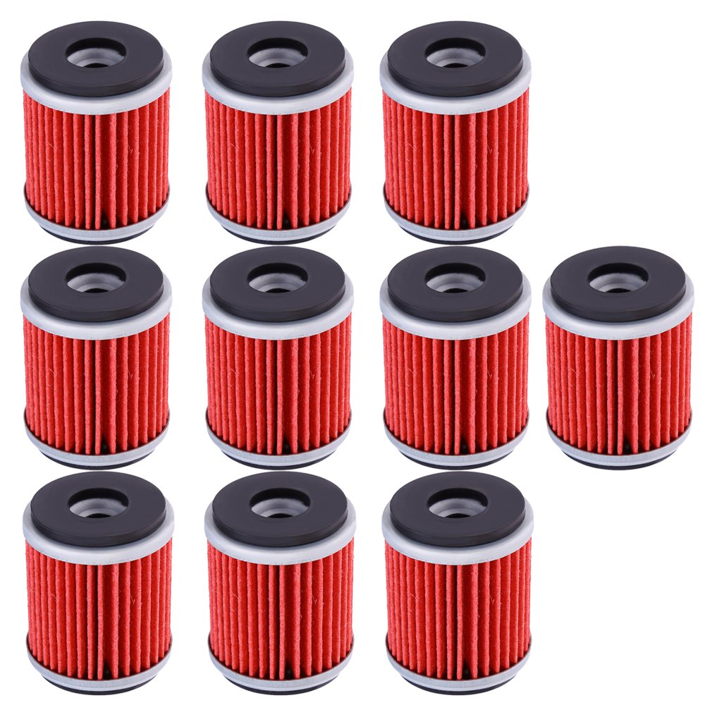 Vkinman Oil Filter Replacement For Yamaha Yfz450 Yfz450R Yfz450W Yfz450X Yz250F Yz450F Wr250F(Pack Of 10)