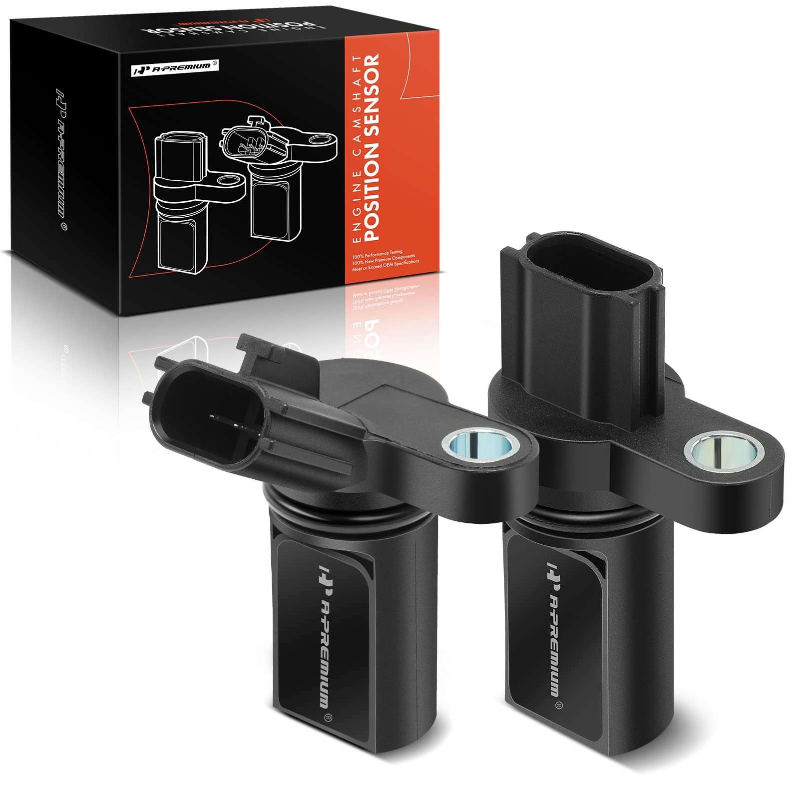 A-Premium Camshaft Position Sensor Set of 2 for Nissan & Infiniti - Compatible with Altima, Maxima, Murano, 350Z, 4.0L, 3.5