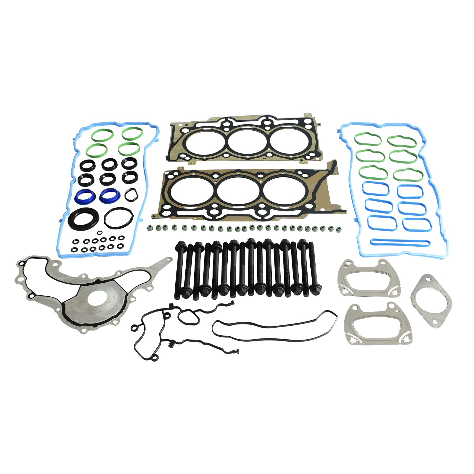 Susucar 3.6 Pentastar Head Gasket Set Hs26541Pt Head Bolts For 2011-2016 Chrysler 200 300 Dodge Charger Journey Ram 1500 Jeep Grand Cherokee Wrangler 3.6L
