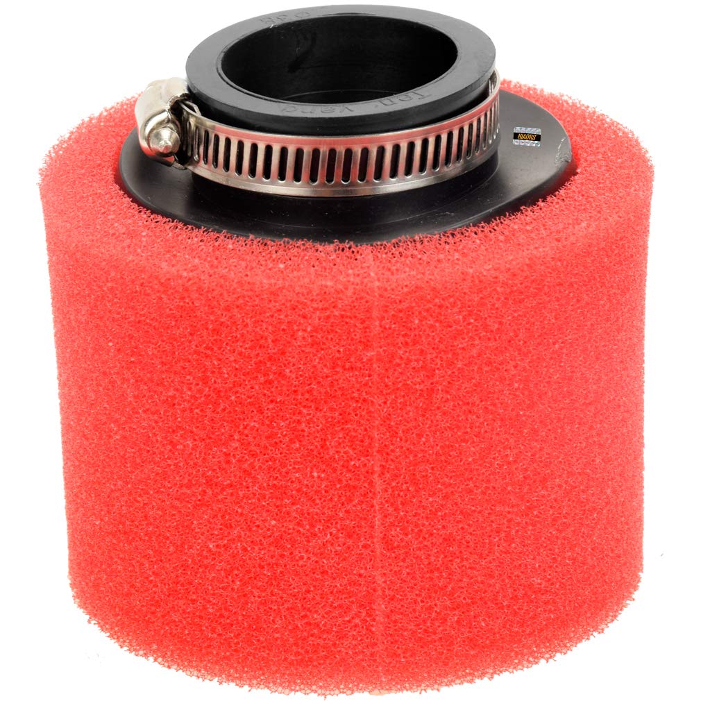 Hiaors 38Mm Foam Sponge Air Filter For Klx Bbr Apollo Rfz Thumpstar Braaap Atomic Dhz Ssr 70Cc 110Cc Tao Tao Hellcat Coolster 125Cc 140Cc Lifan Yx Zongshen Lifan X15 X18 Dbx125 Crf Pit Dirt Bike Red