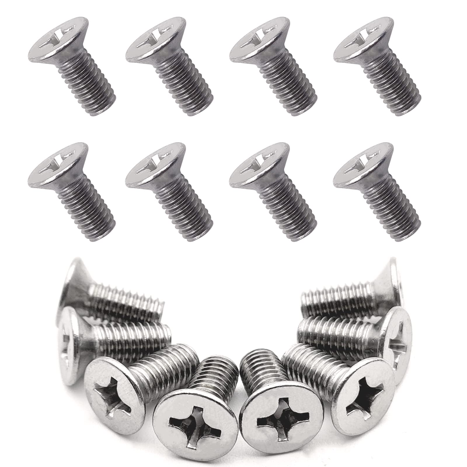 8Pcs Stainless Steel Brake Disc Rotor Screws 93600-06014-0H- Compatible With Honda, Acura, Hyundai And Kia Models, Stainless Steel Retaining Screws For Front And Rear