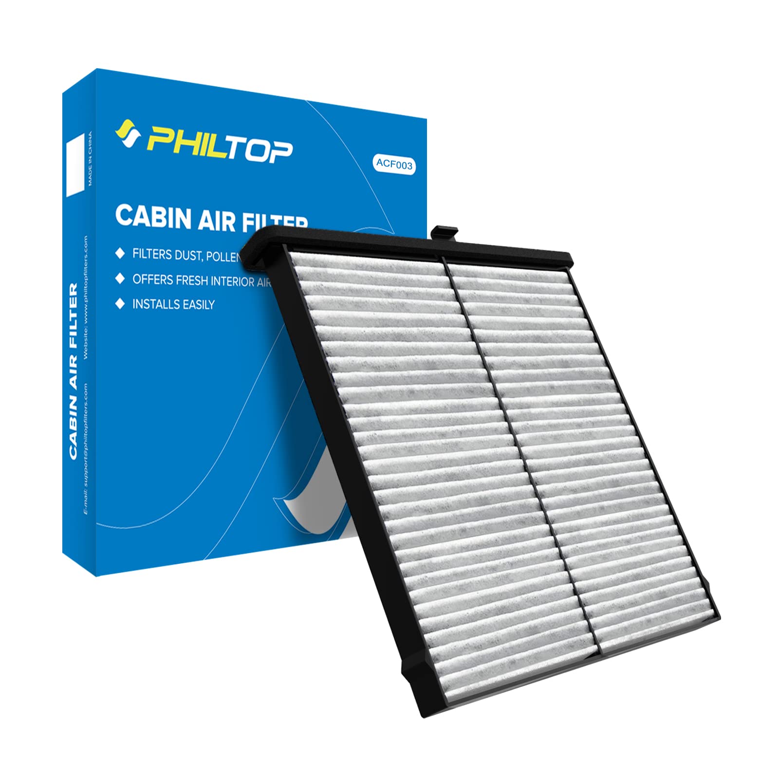 Philtop Cabin Air Filter, Replacement For Cf11811, Cpj6X, Cx-5 2013-2021, Premium Cabin Filter With Activated Carbon Filter Up Dust Pollen Odor