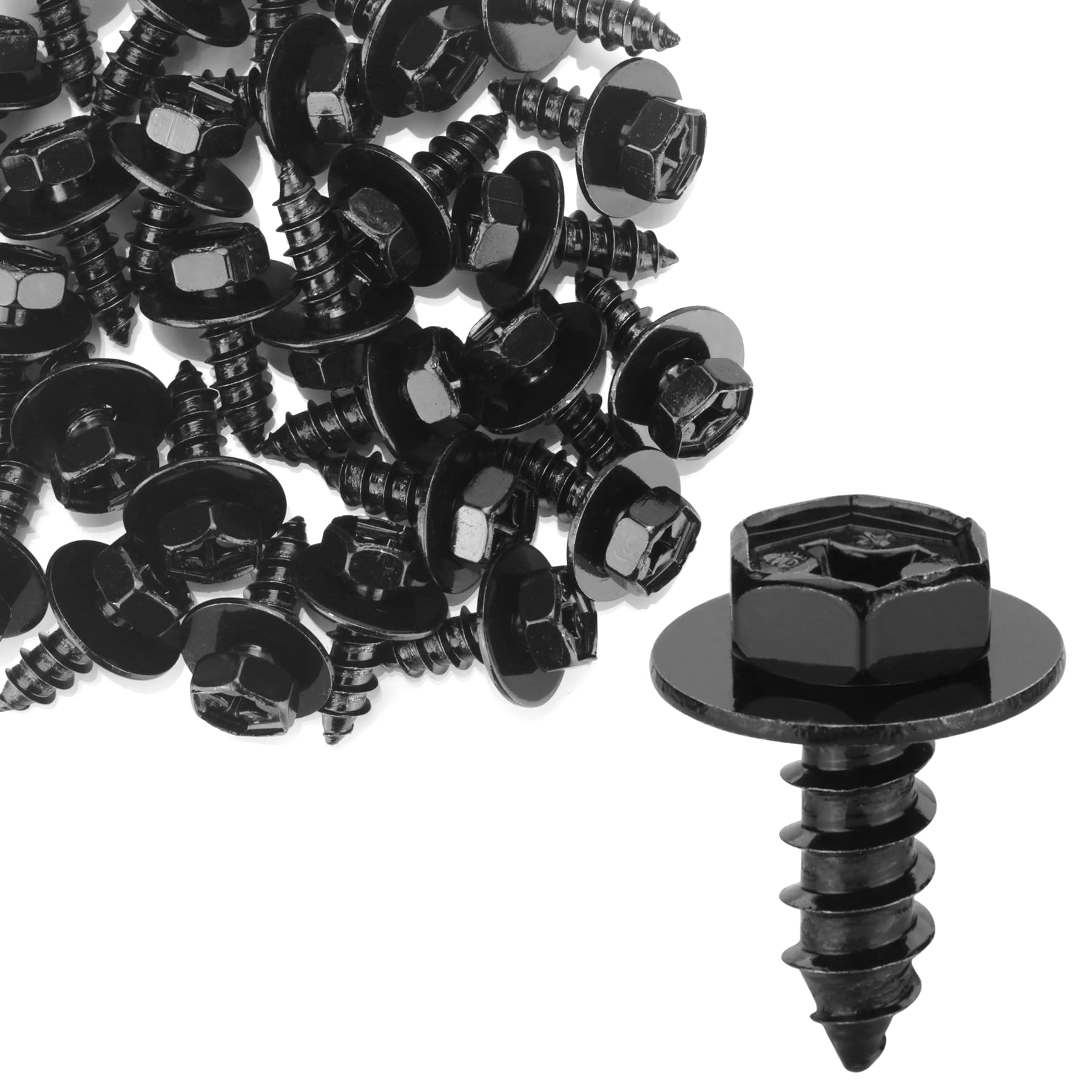 Luxlead 30 Pcs Front Fender Liner Screws Set, Replaces 90159-60498, Compatible With Lexus Toyota Lexus Tacoma Prius Corolla Tundra