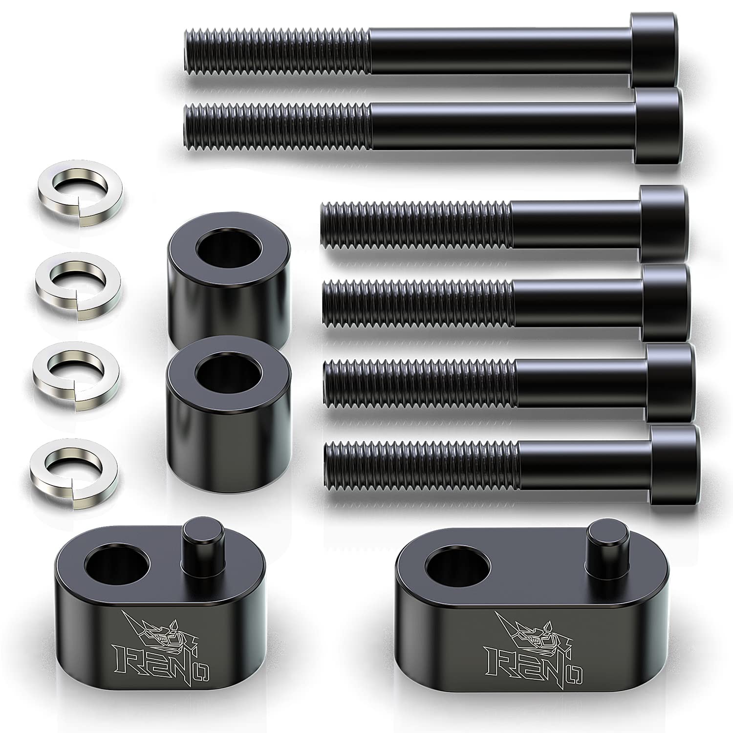 Reno 3/4'' Driver Floorboard Extension Kit,Extension Spacer Compatible Touring Flhr C Xs Se5 6 | Flht C P Cu Cul Cutg | Flhtcuse 4 5 6 7 8 | Flhtk L Se | Flhx S Se Se2 3 | Flhxxx | Fltr U Use X Xs Xse