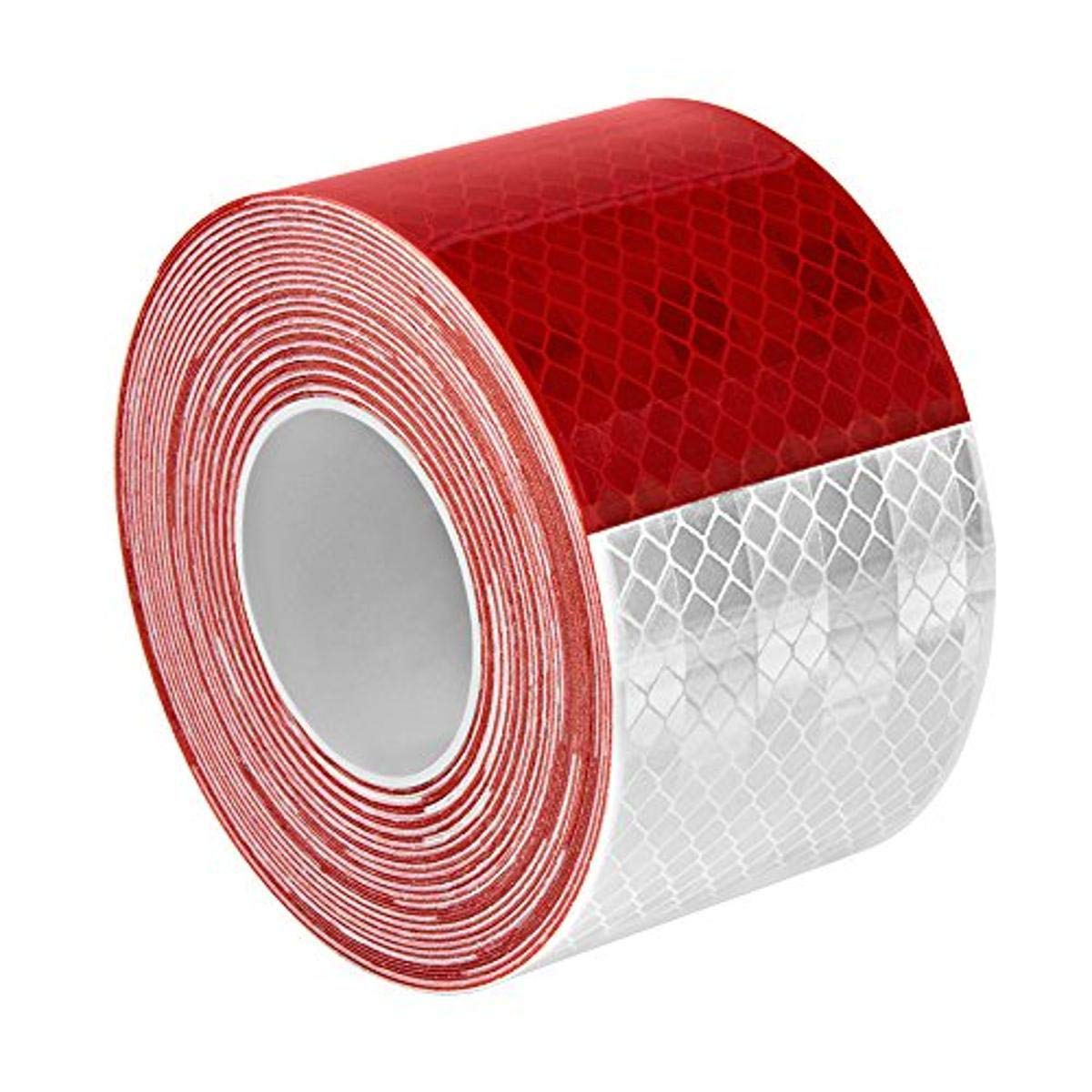 3M 983-32 2' X 30Ft 963-32 Prismatic Conspicuity Markings, 2' Wide, 30' Length, Red/White