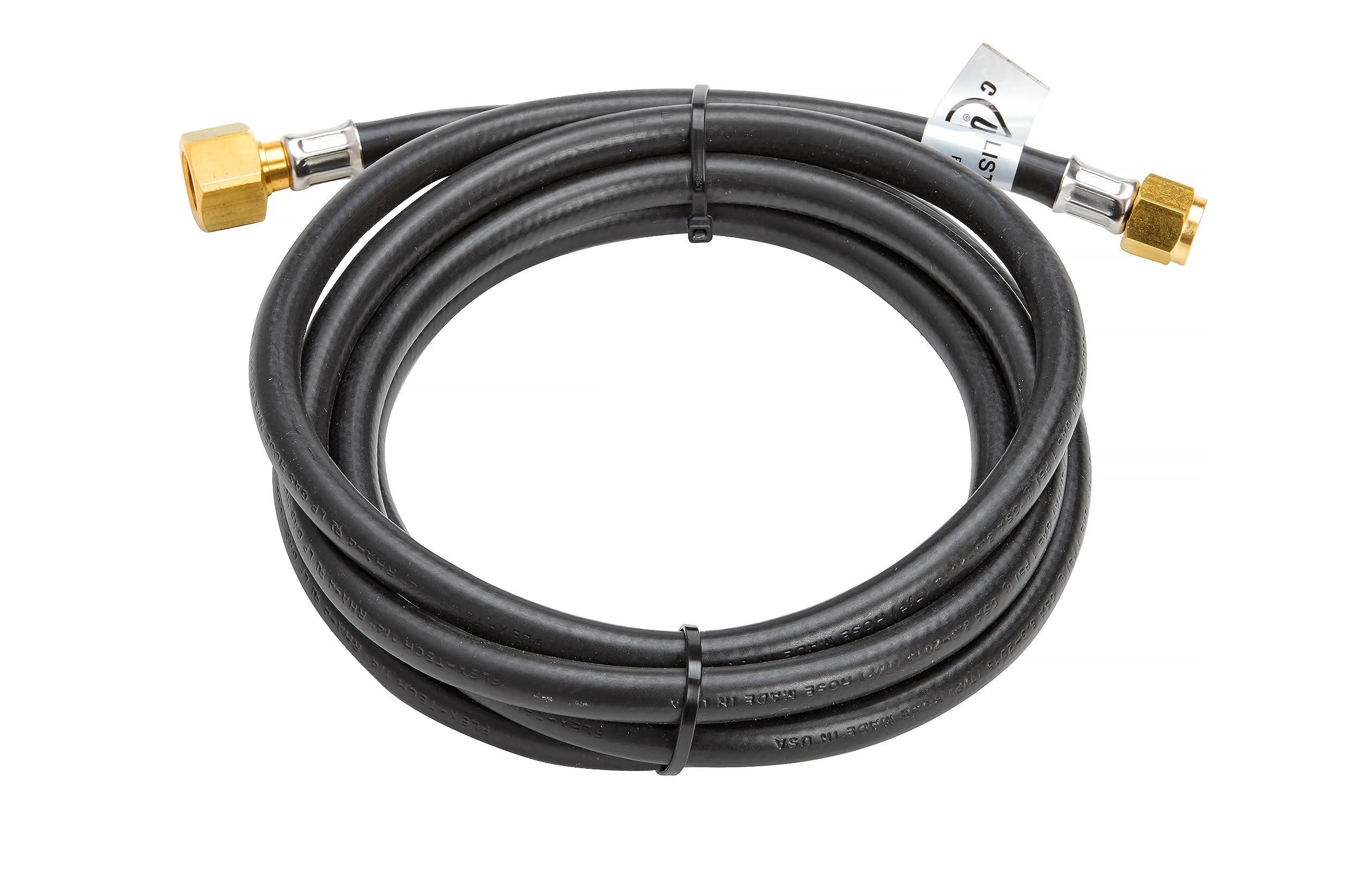 Dicor Suburban Lp-Pt144Hp 144' High Pressure Propane Hose, 1/4” I.D. With 3/8” Fpt X 3/8” Female Flare Swivel Nut For Safe Gas Transfer In Rv