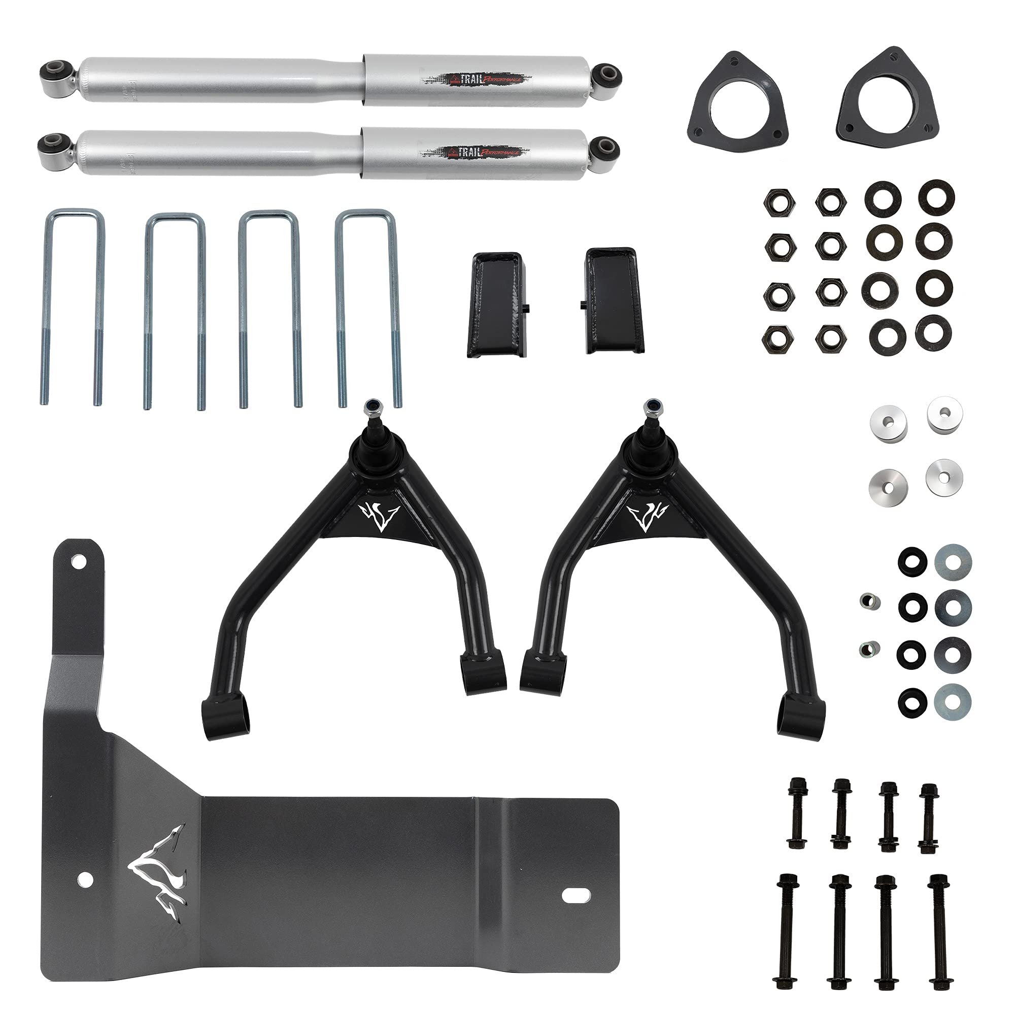 Belltech 150200Bk 4' Trail Performance Suspension Lift Kit Fits 2016-18 Chevrolet Silverado/Gmc Sierra 2Wd & 4Wd