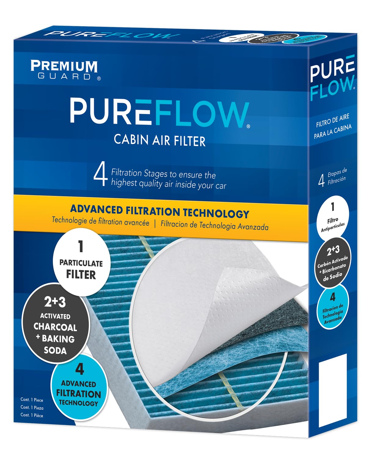 Pureflow Cabin Air Filter Pc99452X | Fits 2019-2025 Nissan Altima, 2021-2025 Rogue, 2020-2025 Sentra, 2022-2025 Pathfinder, 2019-2025 Infiniti Qx50, 2019-2024 Qx80, 2022-2025 Qx60