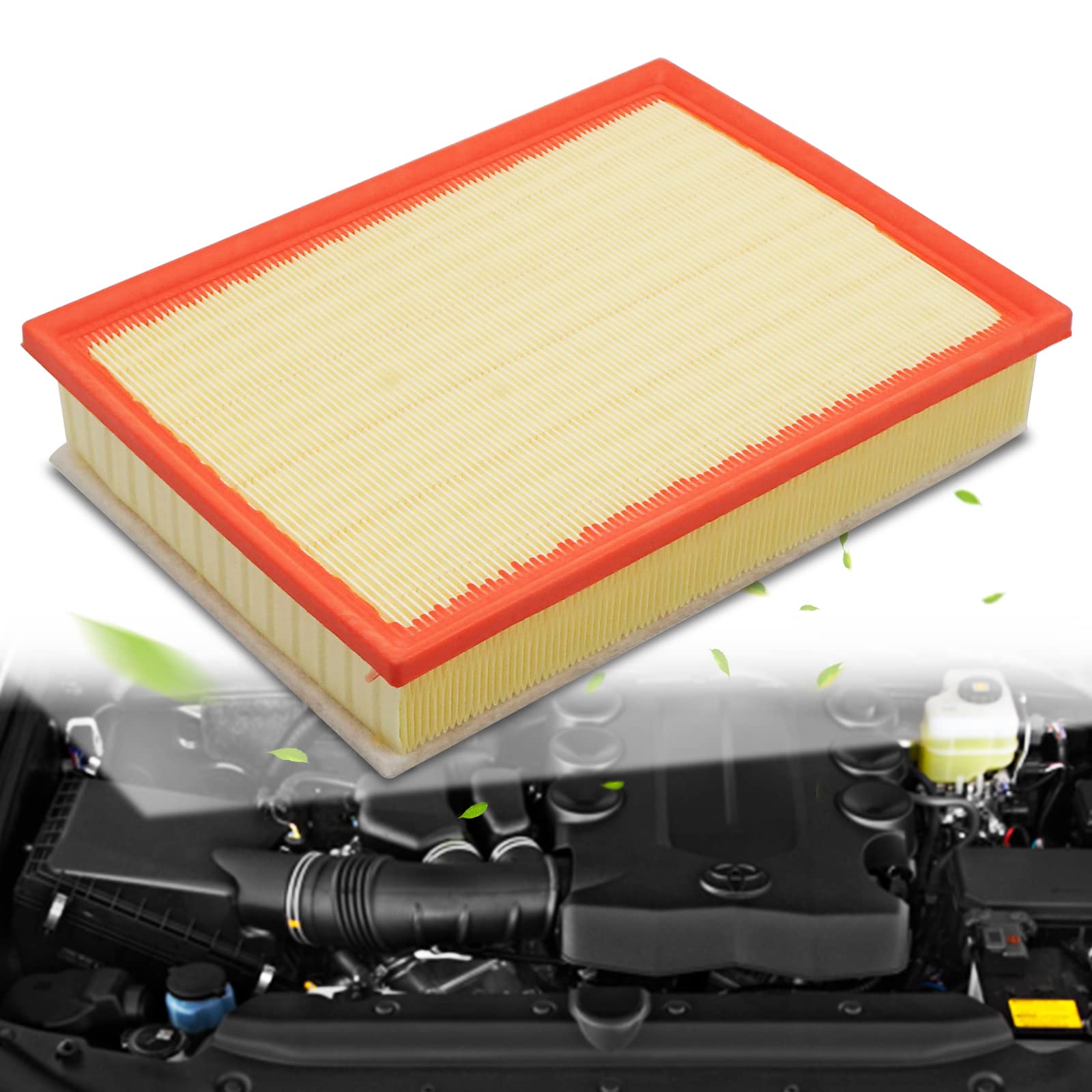 Engine Air Filter For 2010-2022 Toyota 4Runner V6 Fj Cruiser V6 / Lexus Gx460 V8 (Oem#Ca10835 17801-38050)