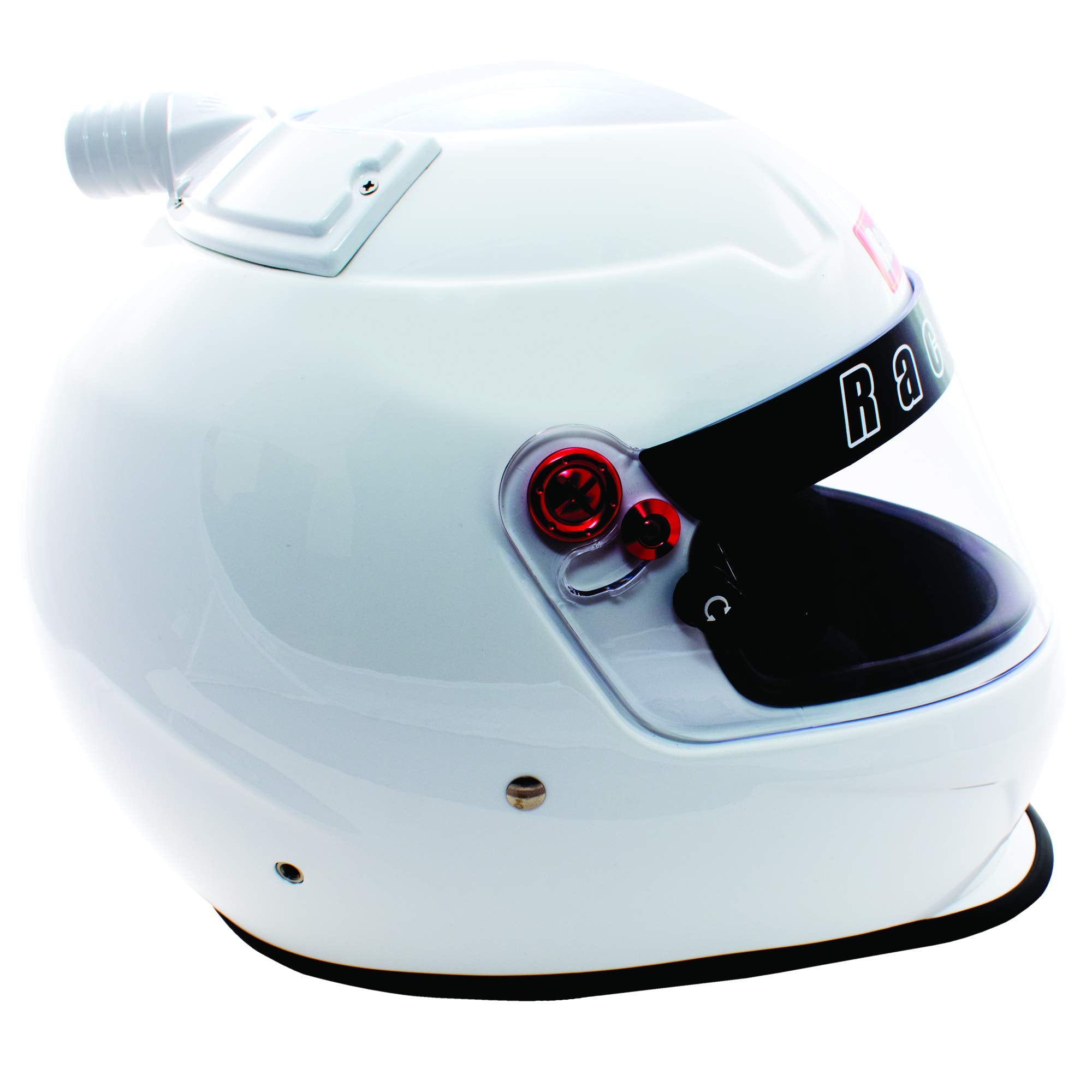 Racequip Top Air Full Face Helmet Pro20 Series Snell Sa2020 Rated Gloss White 2X-Large 266117