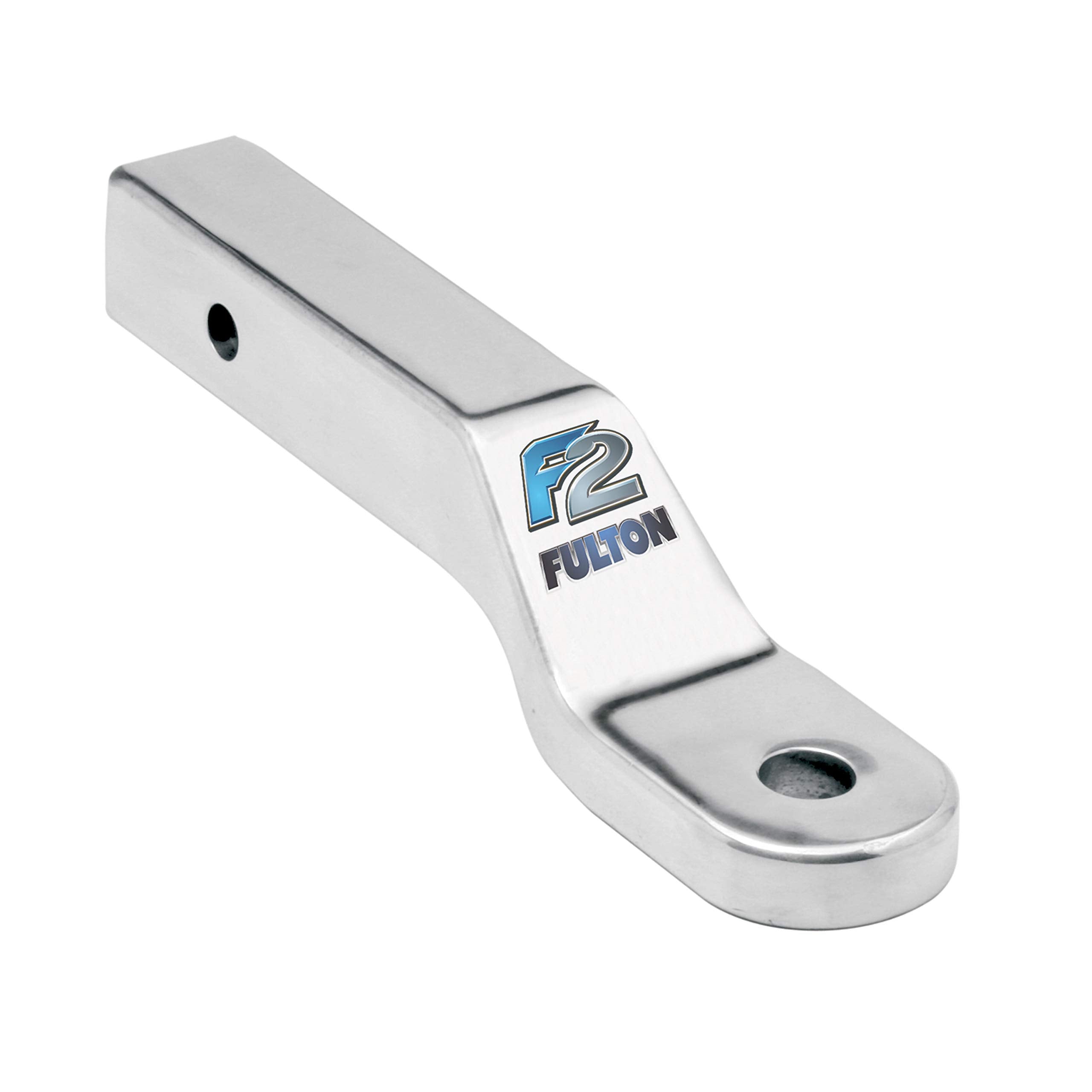 Trailer Hitch Ball Mount, 8,000 Lbs. Capacity, Fits 2 In. Receiver, 2 In. Drop, Aluminum