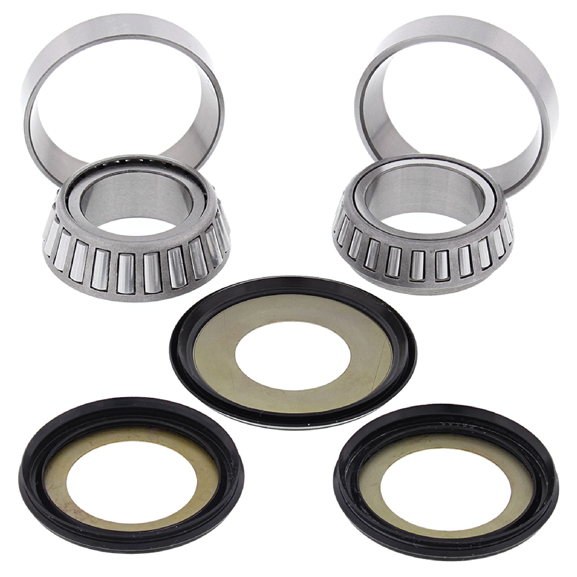 All Balls Racing 22-1001 Steering Stem Bearing Seal Kit Compatible With/Replacement For Suzuki Yamaha