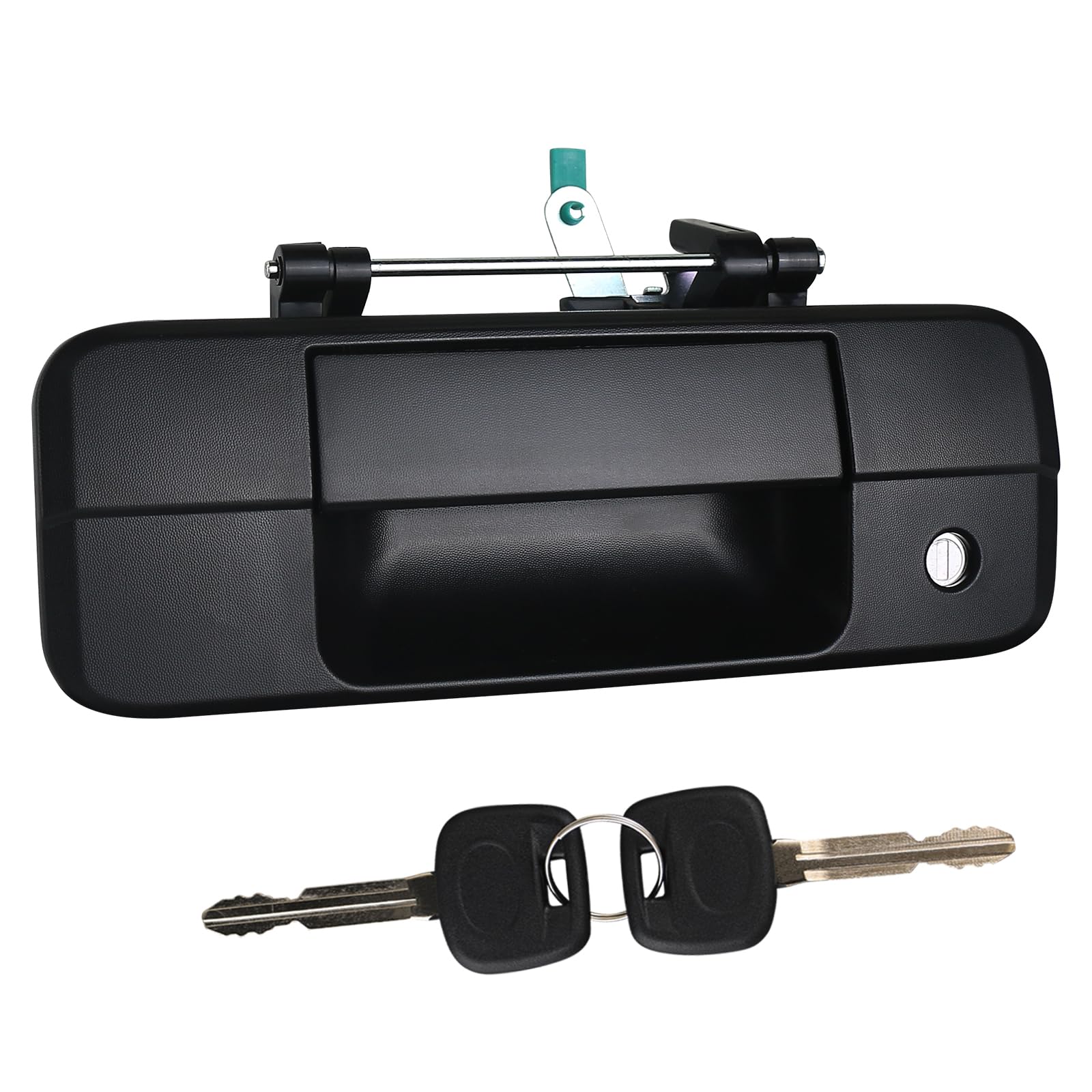 Omozone Tailgate Handle Liftgate Latch Handle With Key Lock Cylinder Compatible With 2007-2013 Toyota Tundra Replaces 69090-0C040 690900C040 81213